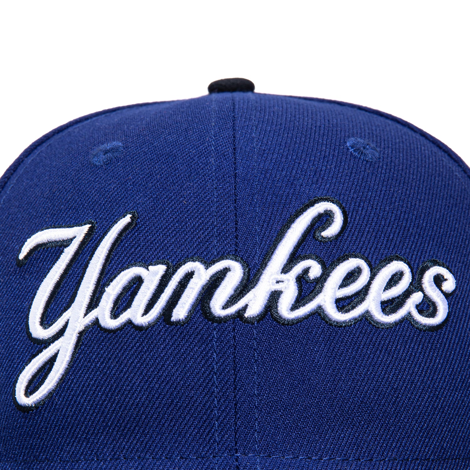 New Era 59Fifty New York Yankees 75th Anniversary Stadium Patch Script Hat - Royal, Navy