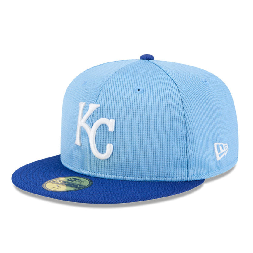 New Era 59Fifty Kansas City Royals 2025 Spring Training Patch Hat - Light Blue, Royal