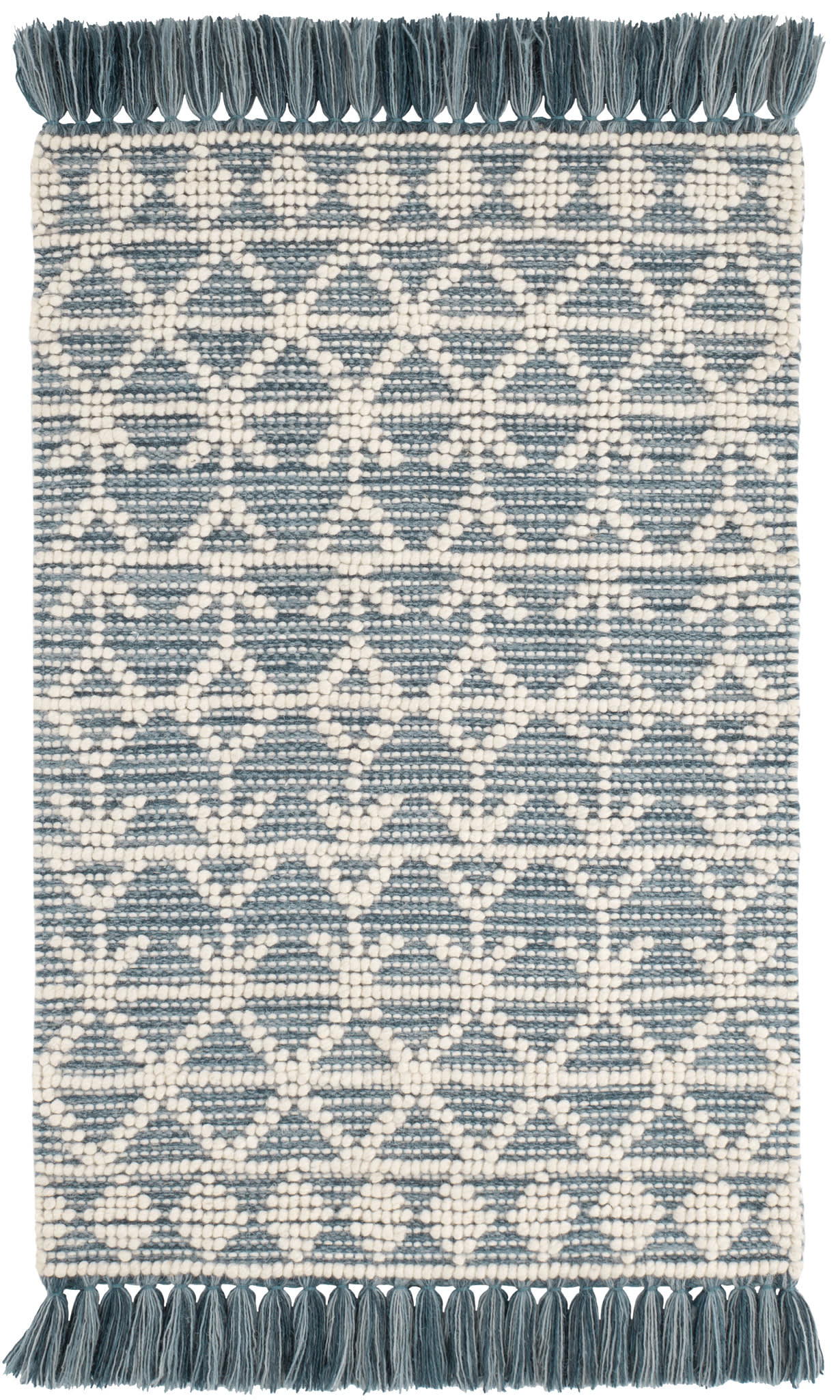 Pembrook Blue Handwoven Wool Rug