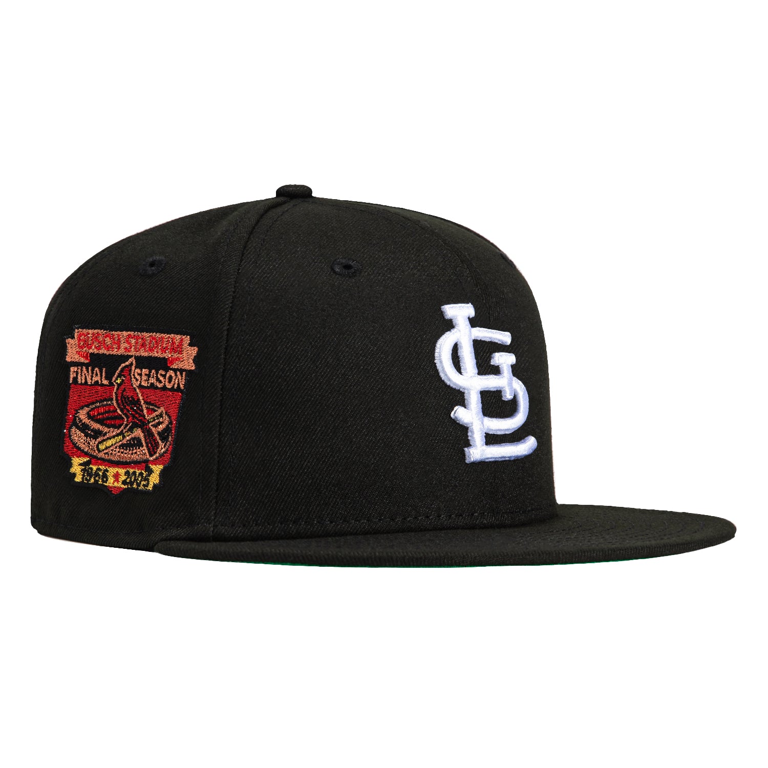 New Era 59Fifty St Louis Cardinals Final Season Patch Hat - Black