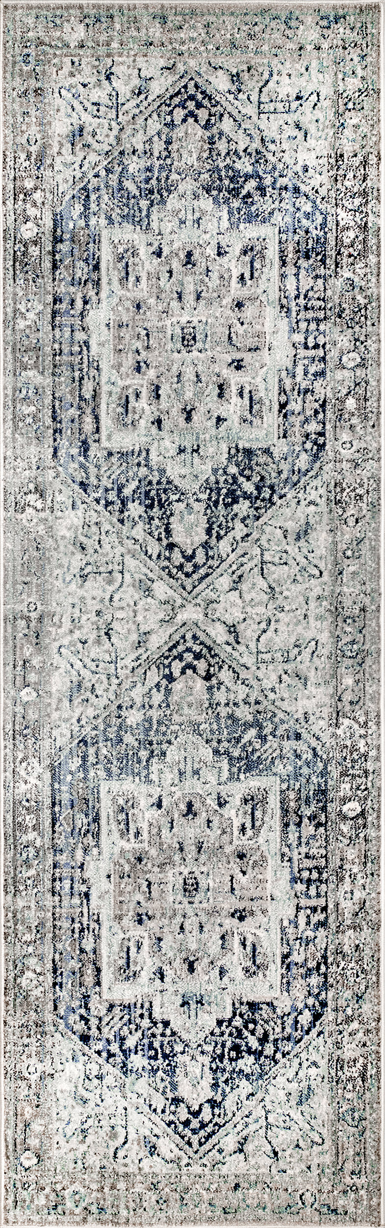 Arianna Tribal Medallion Rug | Rust