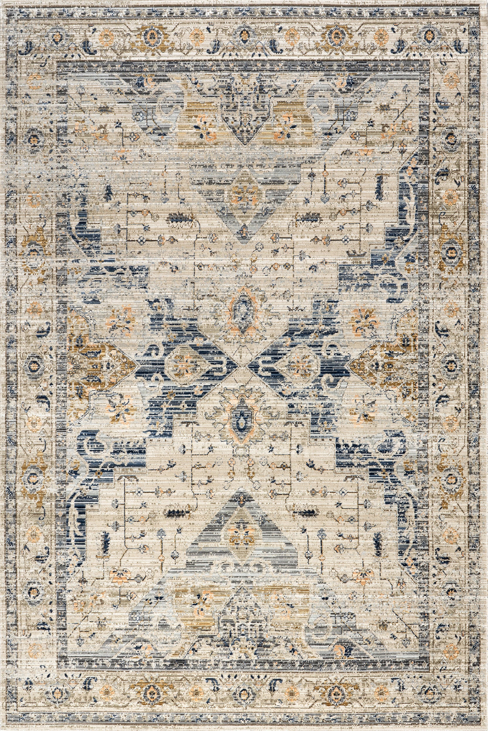 Ariana Winged Medallion Indoor/Outdoor Washable Rug | Multicolor