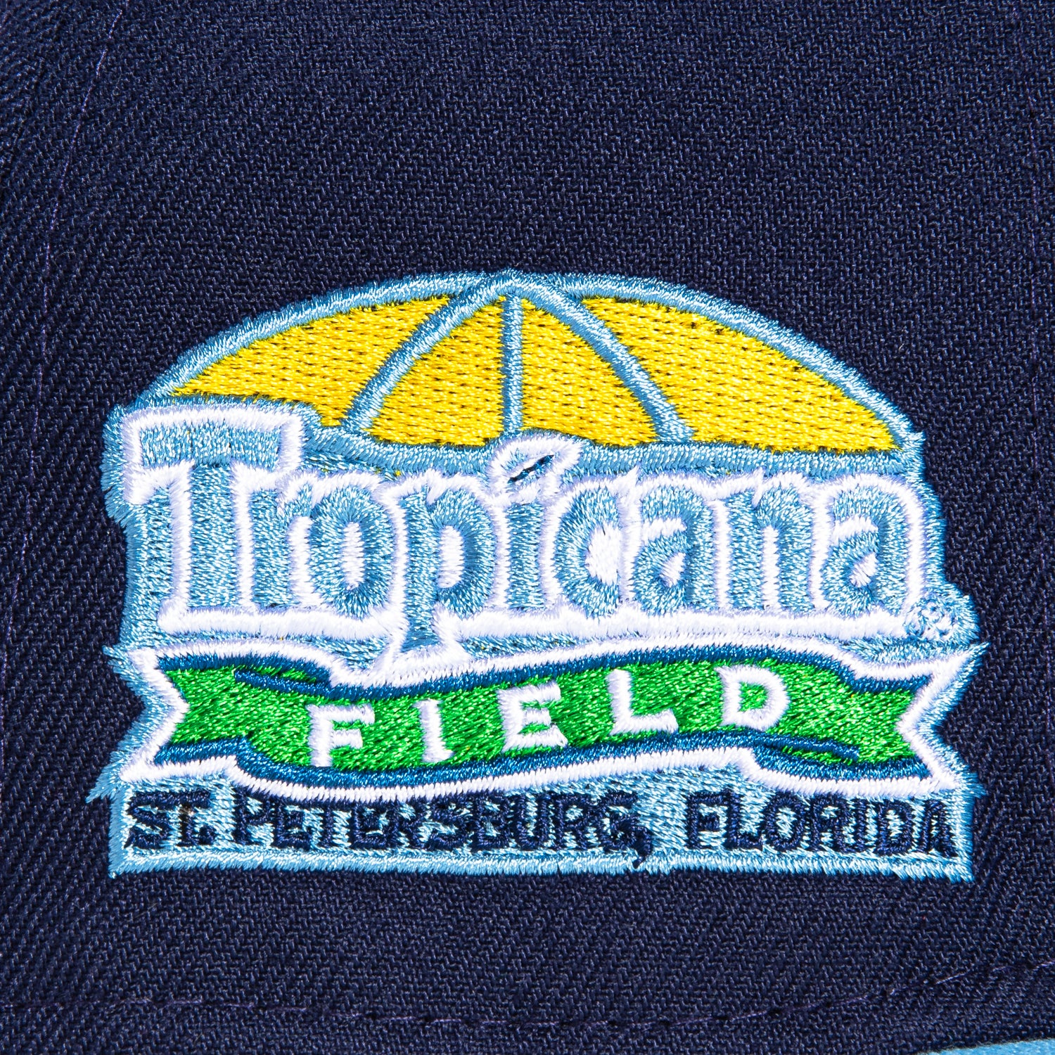 New Era 59Fifty Tampa Bay Rays Tropicana Field Patch Alternate Hat - Light Navy, Light Blue