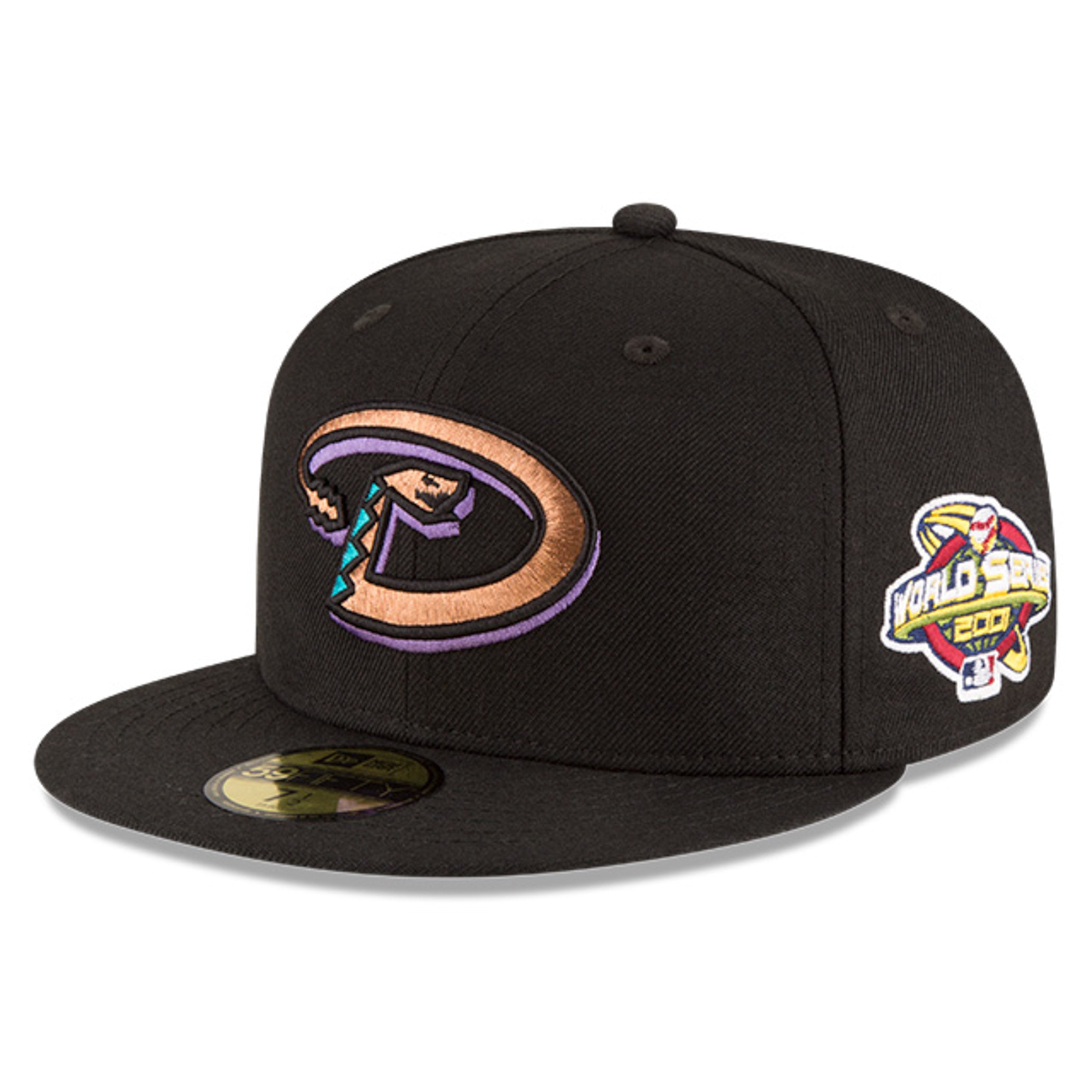 New Era 59FIfty Arizona Diamondbacks 2001 World Series Patch Hat - Black