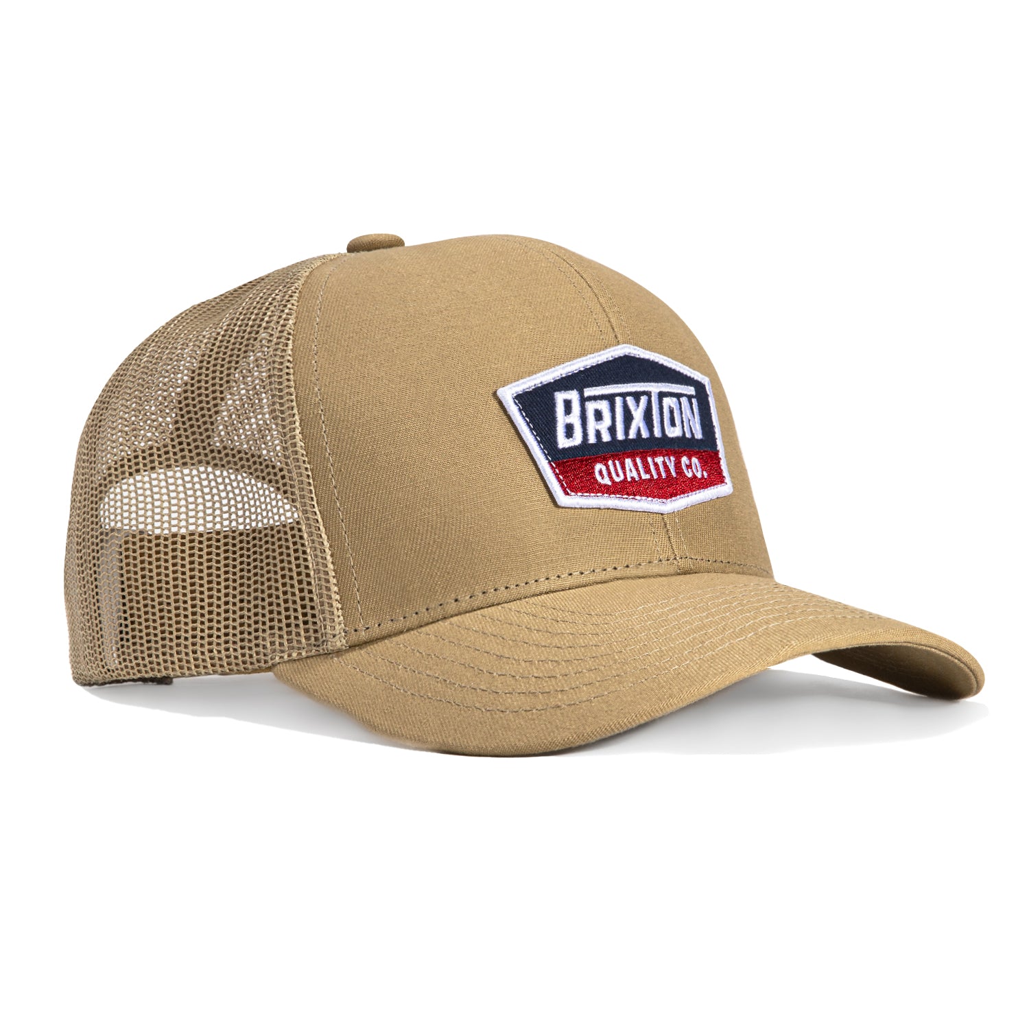 Brixton Regal Mesh Snapback Trucker Hat - Khaki