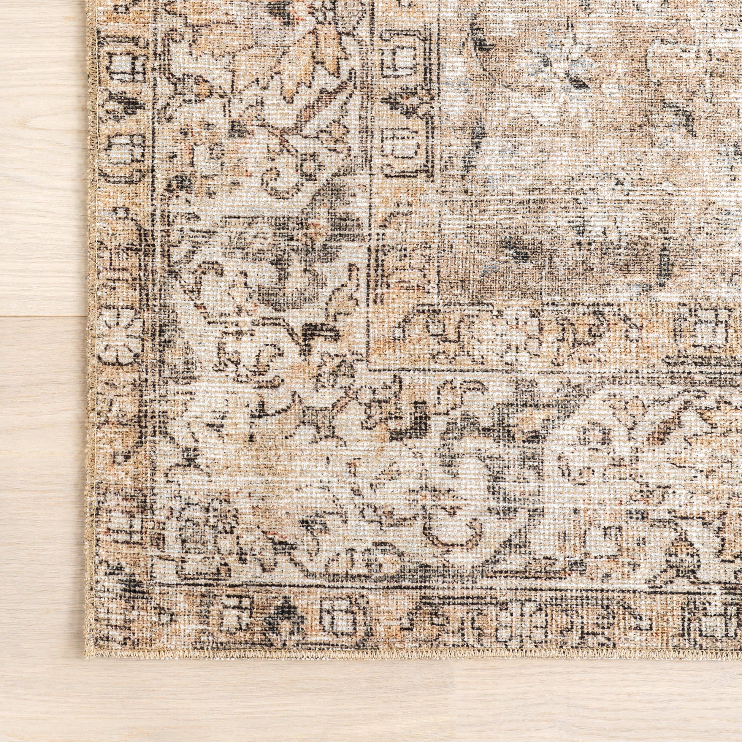 Westfield Antiqued Jute-Blend Rug | Dark Beige