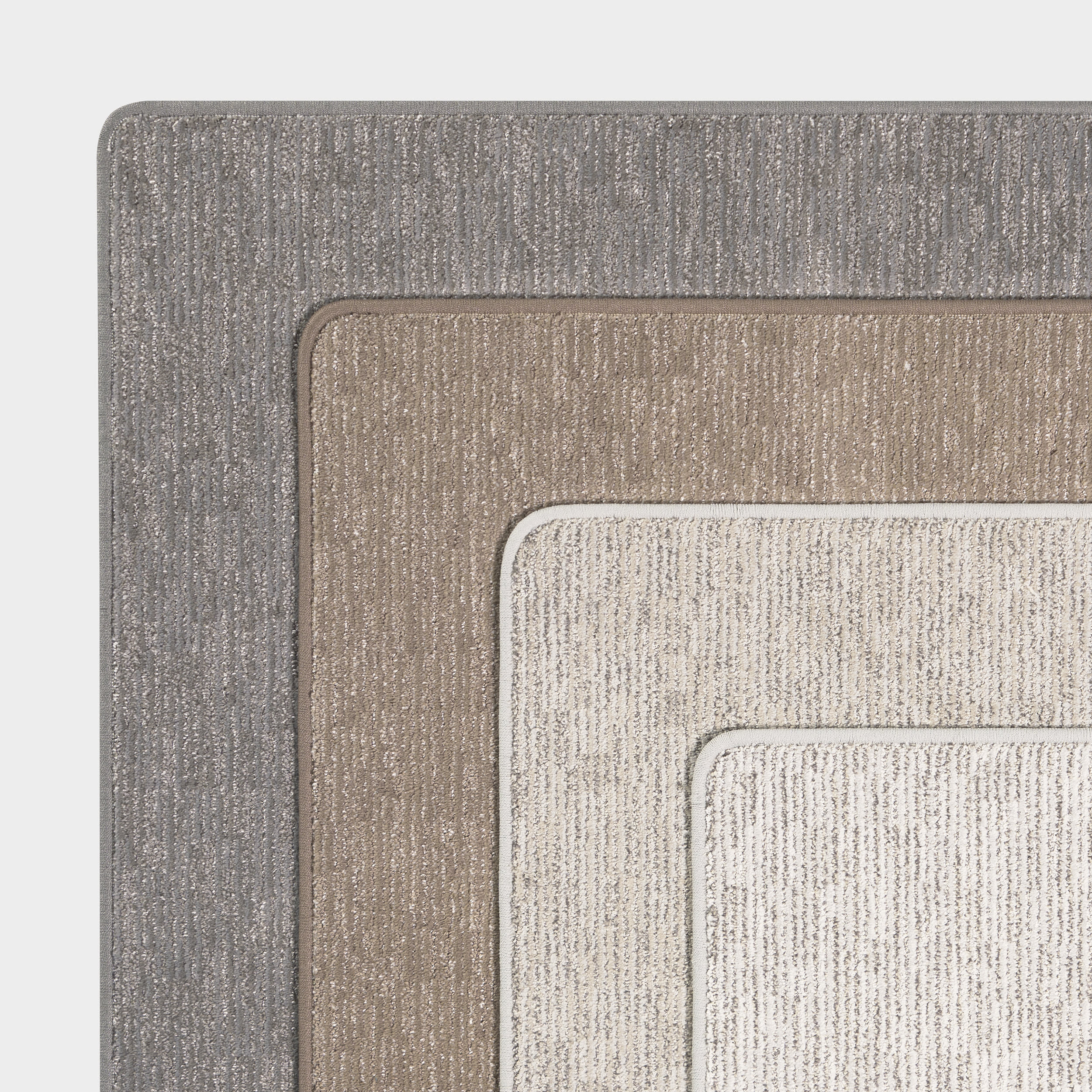 Shearwater Ridged Custom Rug | Grey