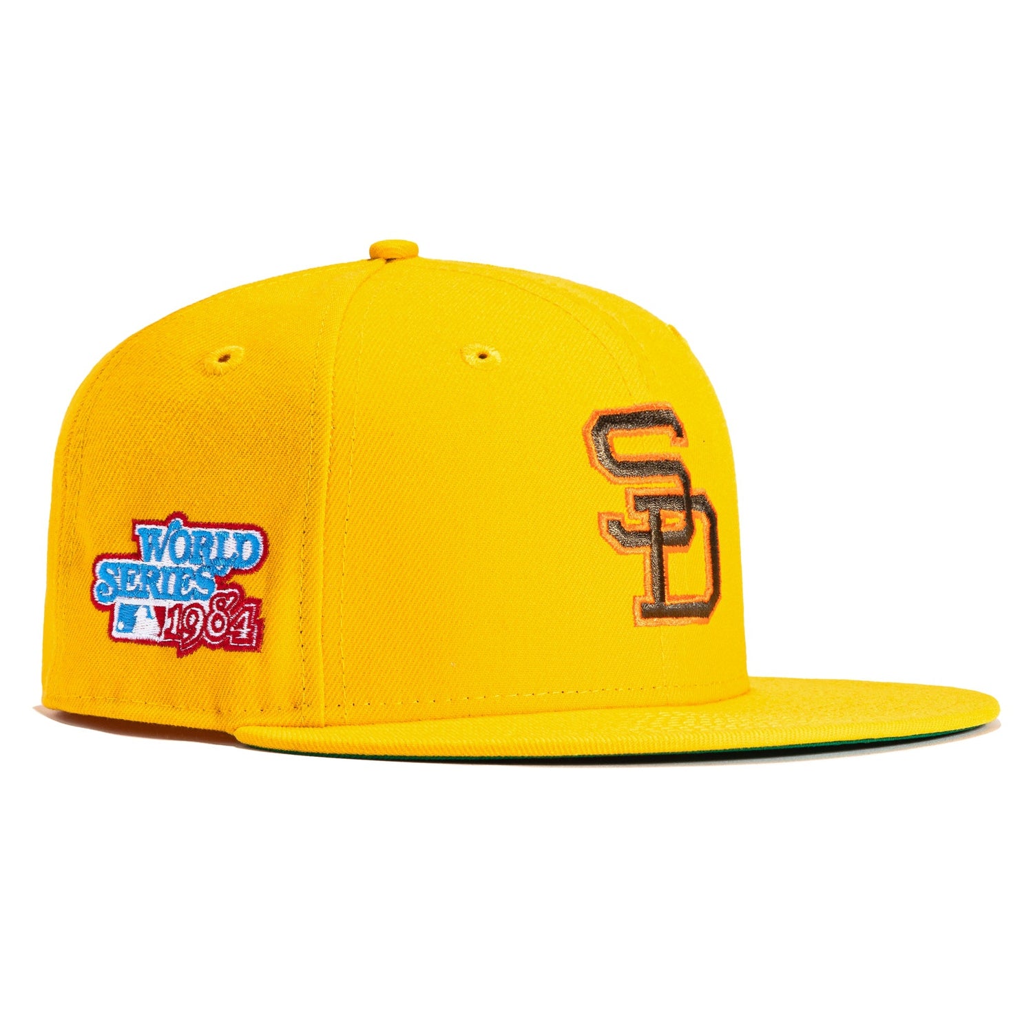 New Era 59Fifty San Diego Padres 1984 World Series Patch Hat - Gold