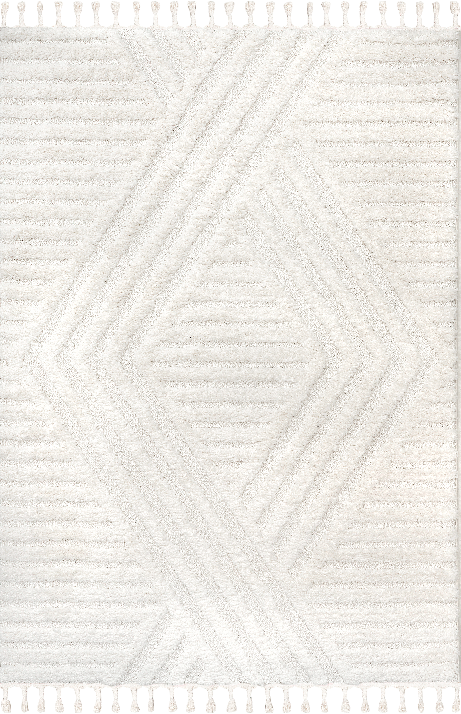 Ellie Traverse Shag Rug | Ivory