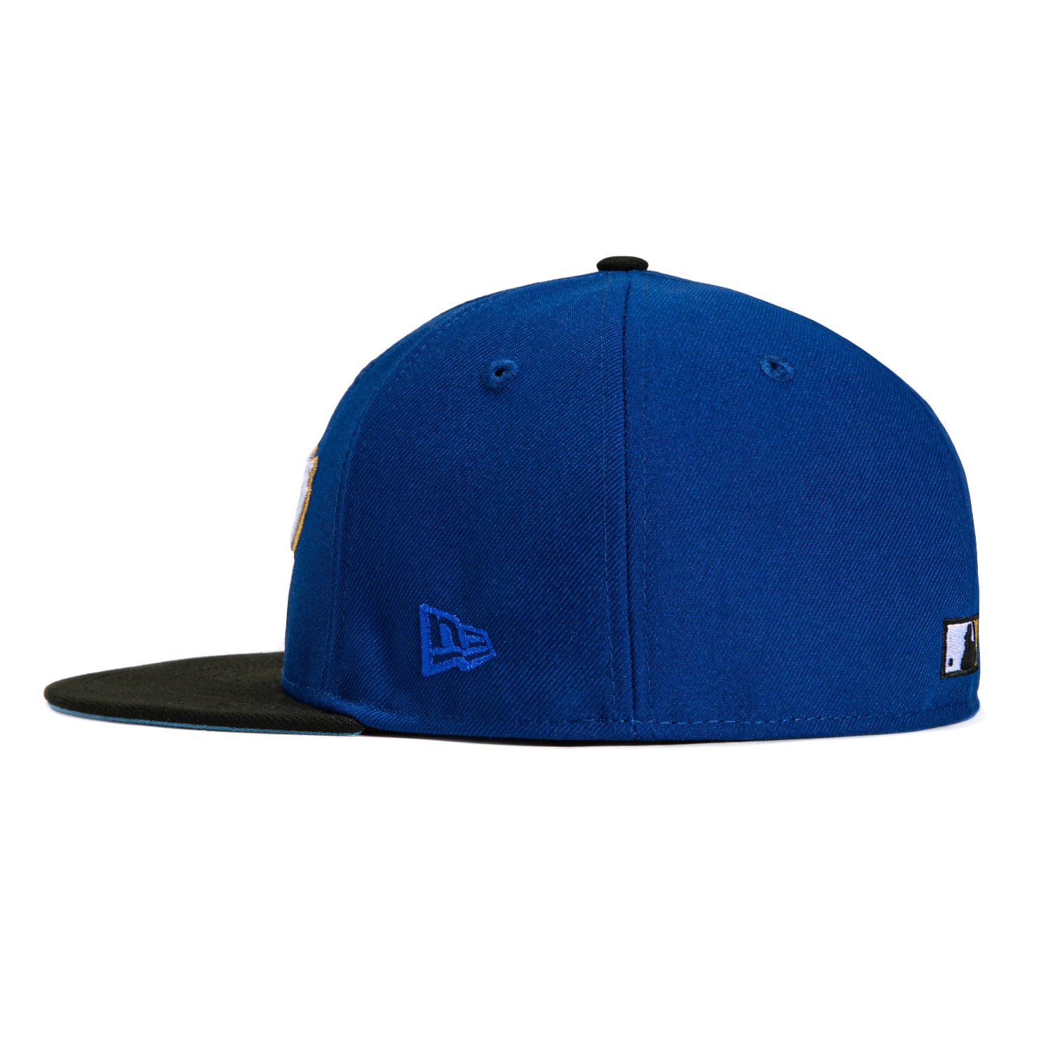 New Era 59Fifty San Francisco Giants 50th Anniversary Patch Script Preme Hat - Royal, Black