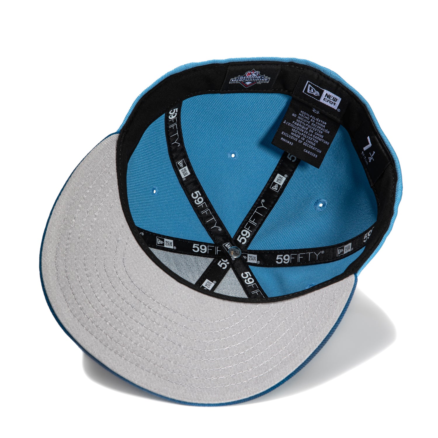 New Era 59Fifty Eugene Emeralds Exploding Whales Hat - Light Blue, Indigo