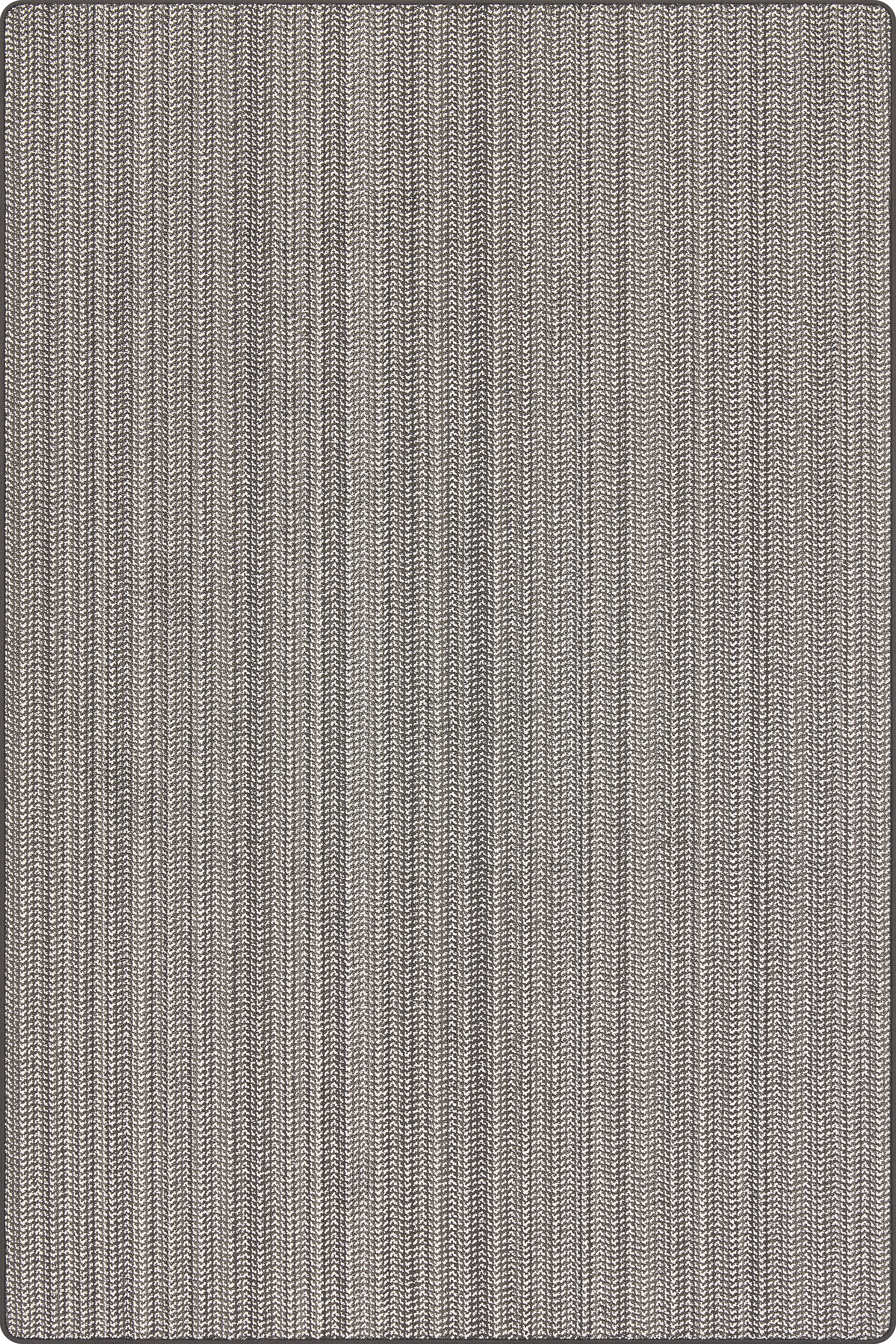 Martin Micro-Chevron Custom Sample Rug | Charcoal