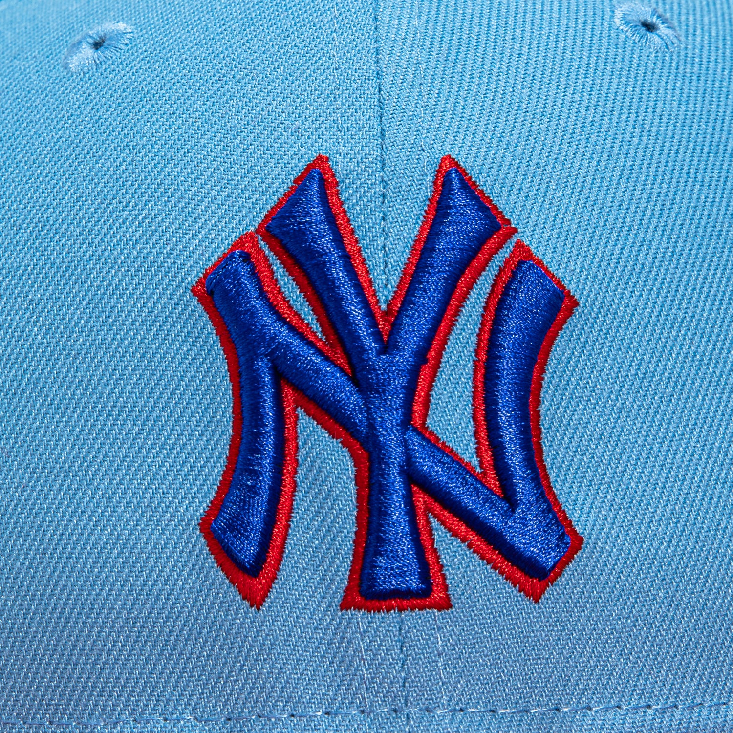 New Era 59Fifty New York Yankees 1985 All Star Game Patch Hat - Light Blue, Red