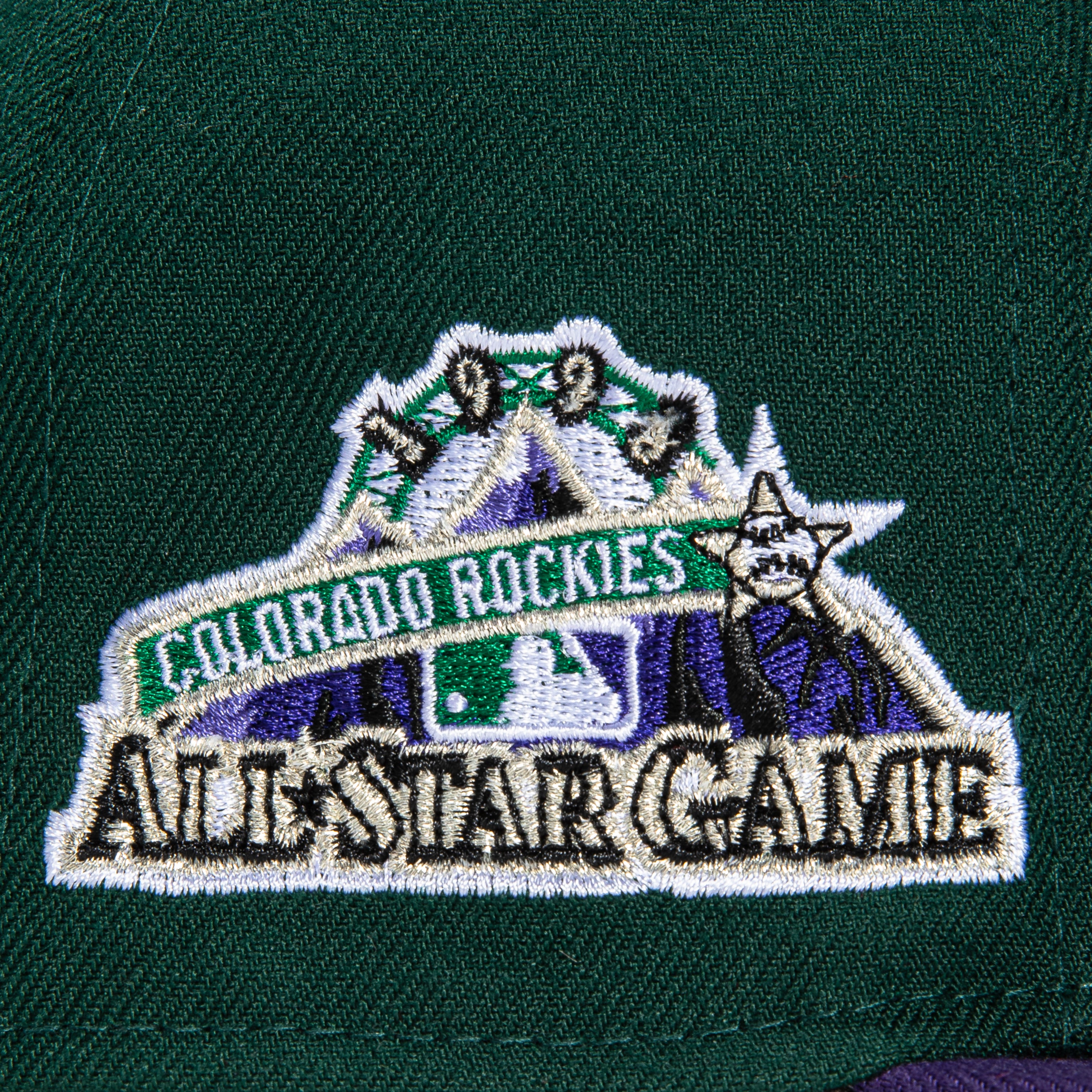 New Era 59Fifty Colorado Rockies 1998 All Star Game Patch Hat - Green, Purple