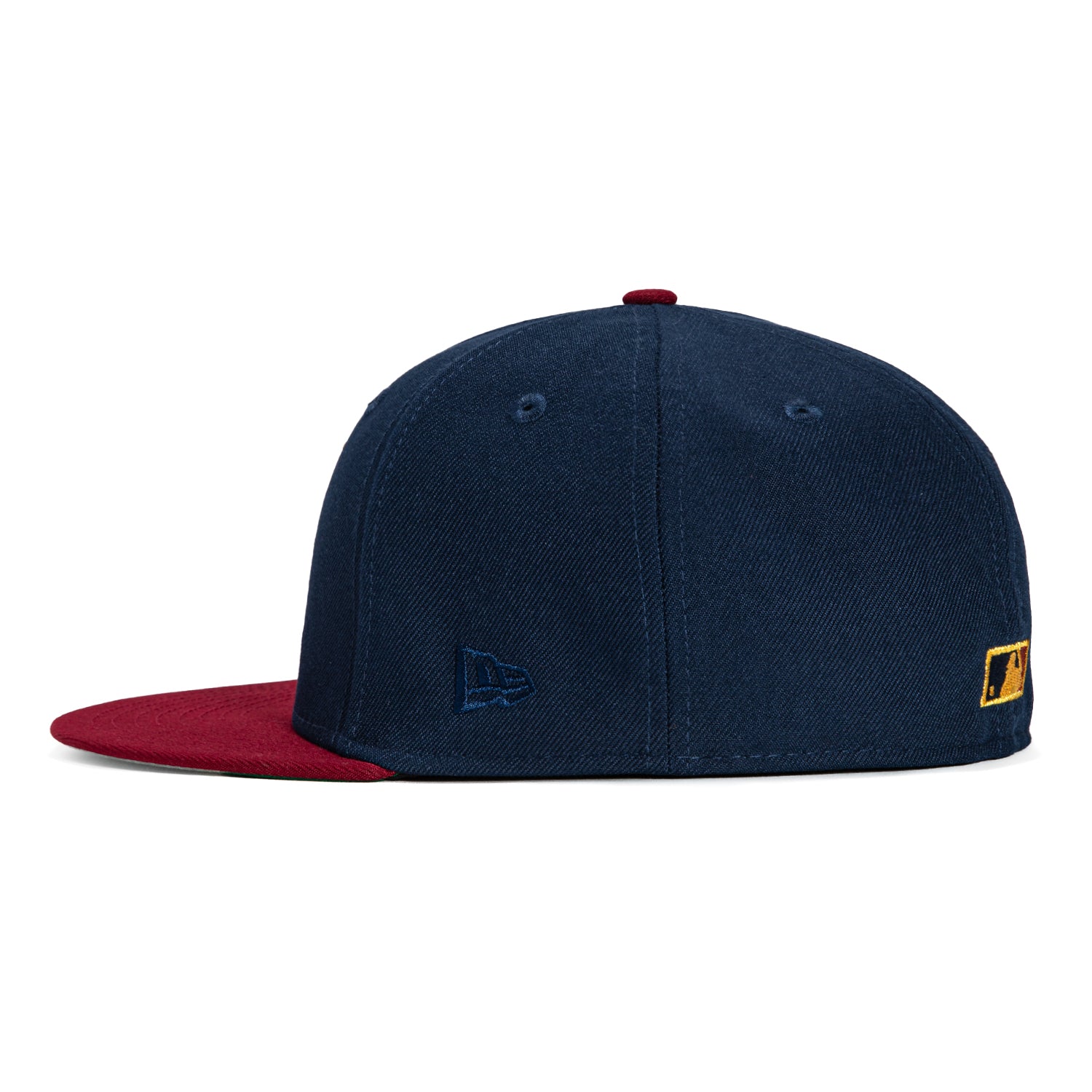 New Era 59Fifty Cleveland Guardians Jacobs Field Patch I Hat - Navy, Cardinal, Metallic Gold