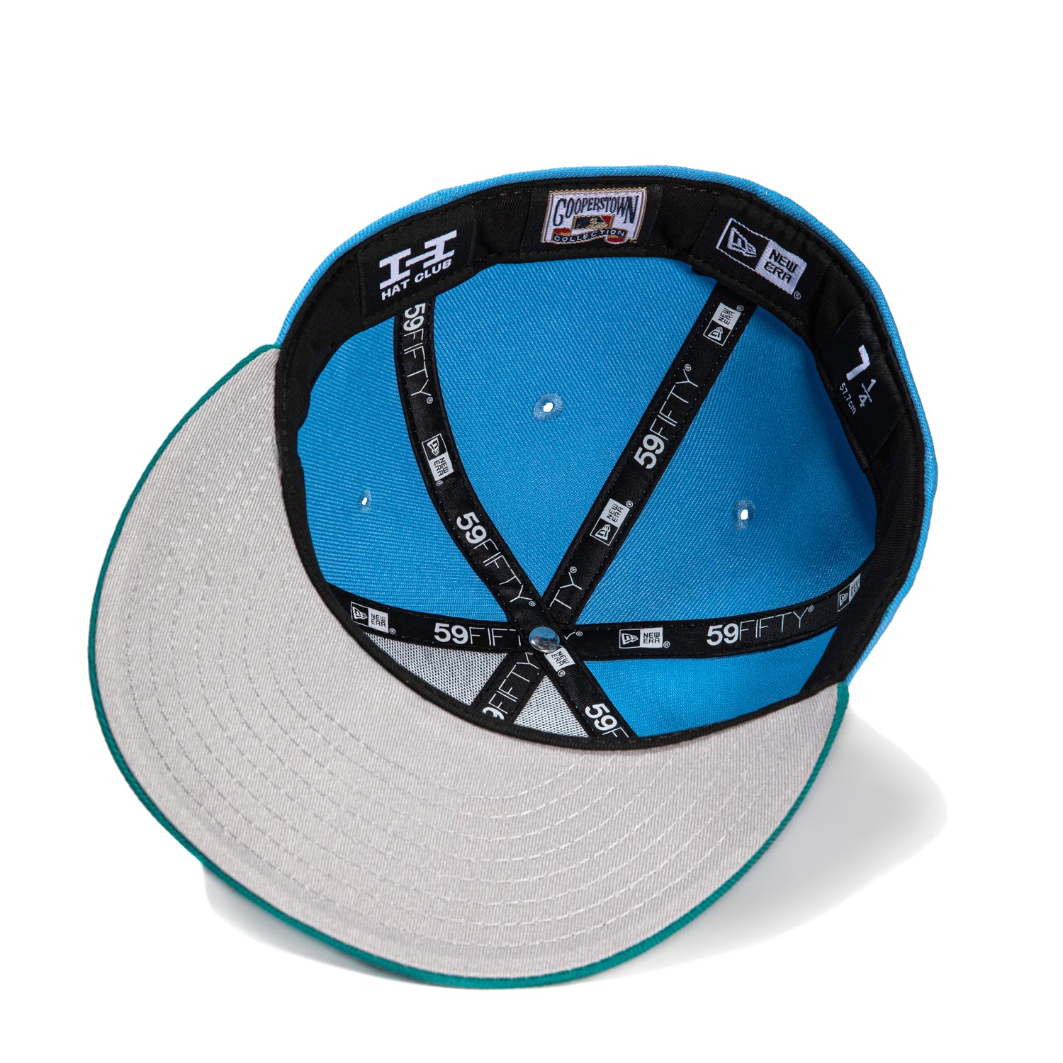 New Era 59Fifty Caribbean Waters New York Yankees 1998 World Series Patch Hat - Light Blue, Teal