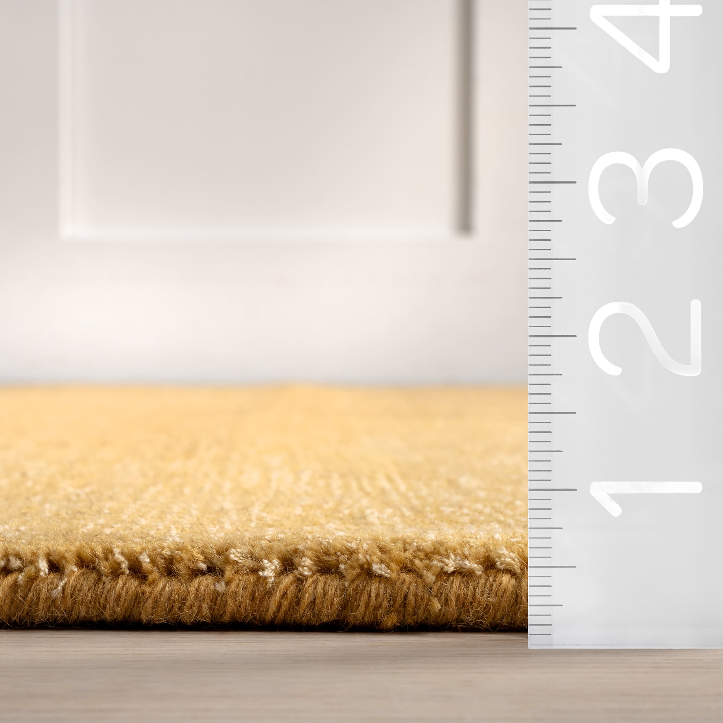 Arrel Speckled Wool-Blend Rug | Golden Butter