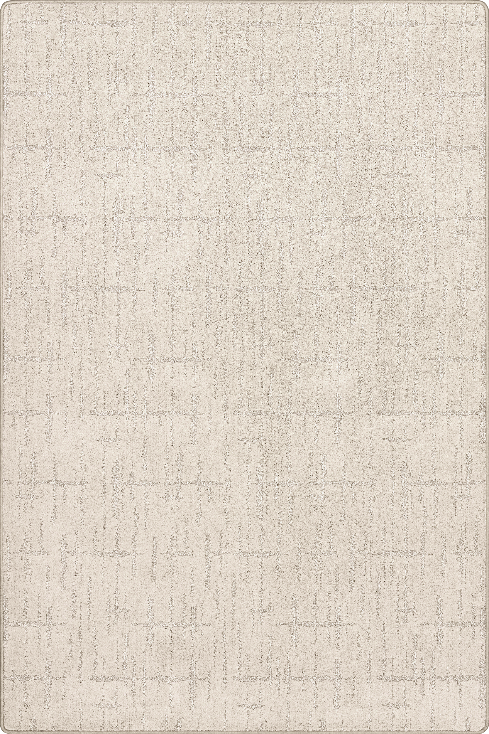 Ibis Crosshatch Custom Sample Rug | Light Beige