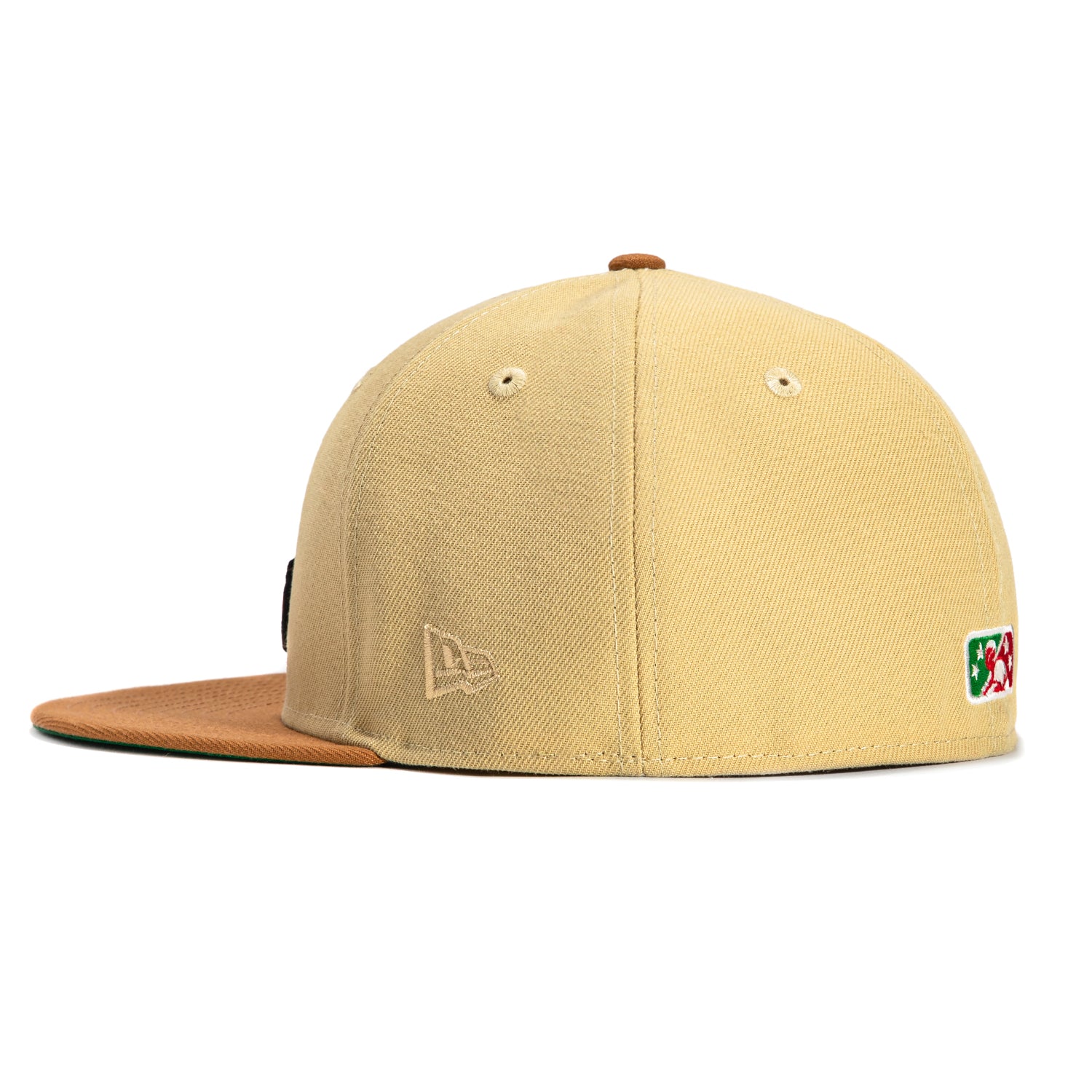 New Era 59Fifty Stockton Ports California League 75th Anniversary Patch Hat - Tan, Khaki