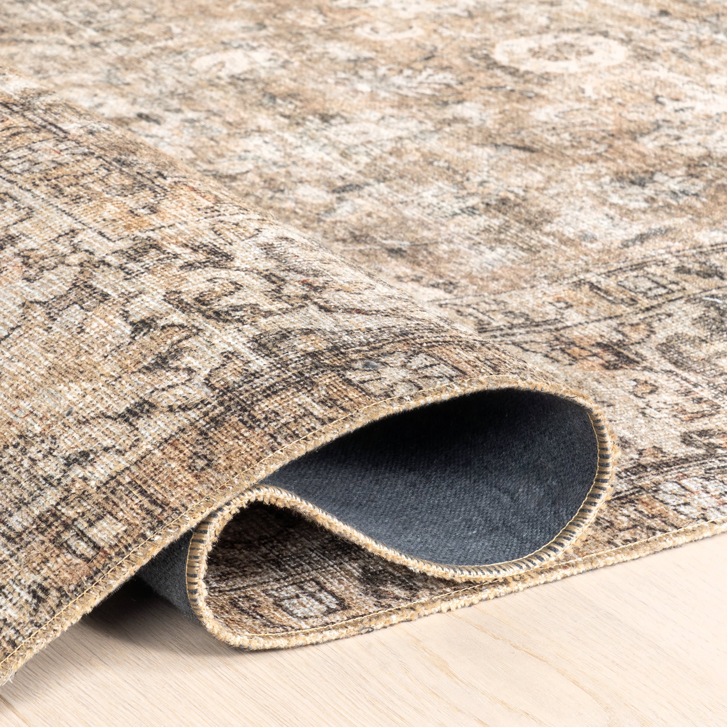 Westfield Antiqued Jute-Blend Rug | Dark Beige