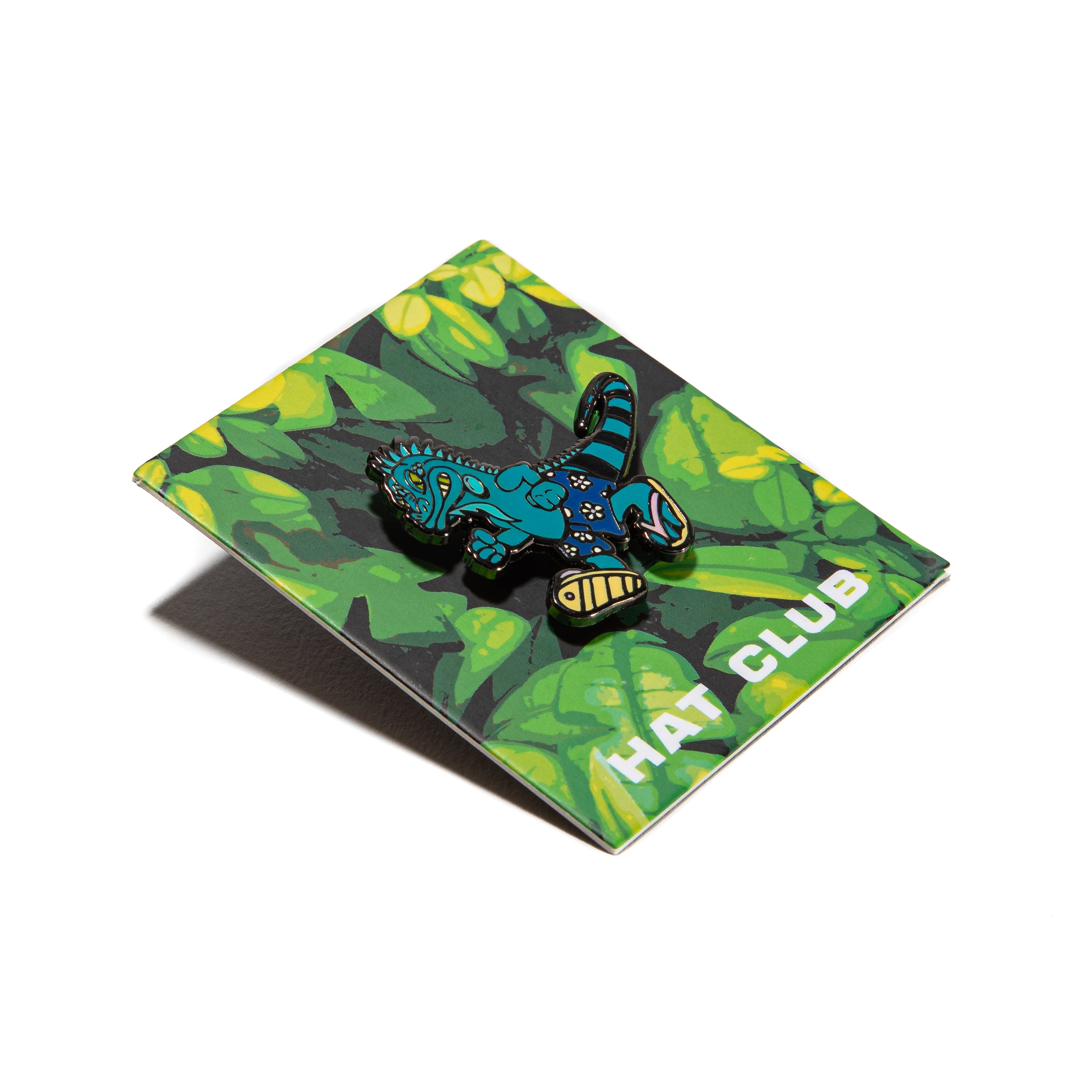 Hat Club Tropics Iguana Pin - Multi-Color