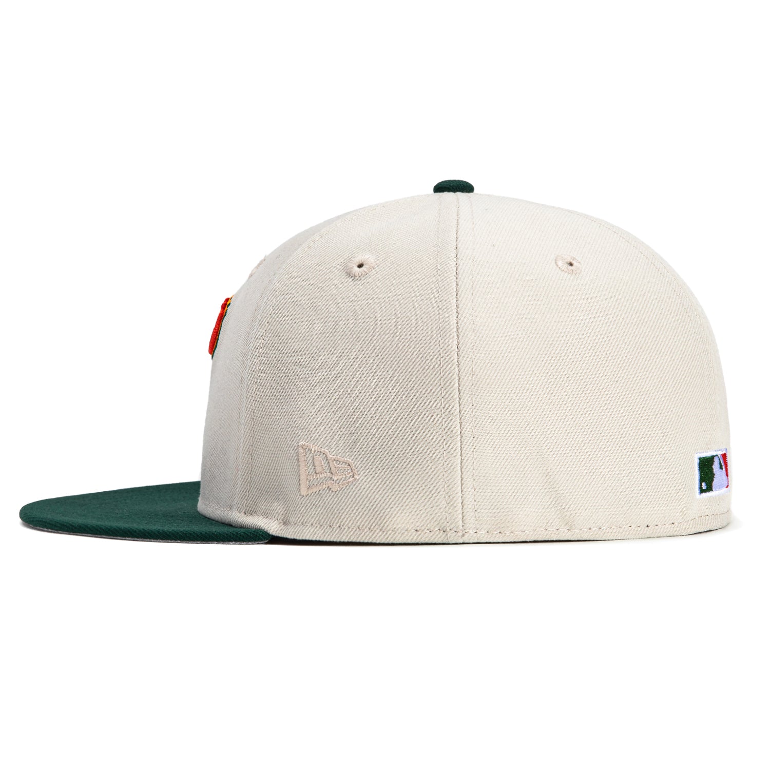 New Era 59Fifty San Francisco Giants 50th Anniversary Patch 1994 Logo Hat - Stone, Green, Light Orange