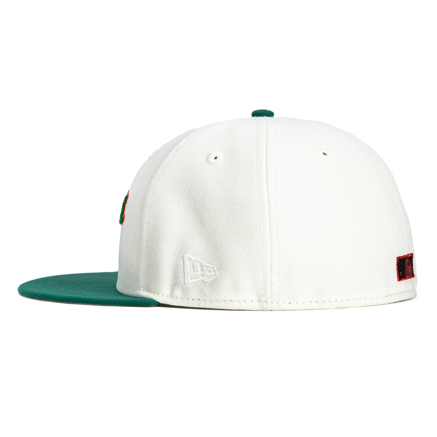 New Era 59Fifty Calle Ocho Baltimore Orioles 30th Anniversary Champions Patch Script Hat - White, Green, Orange