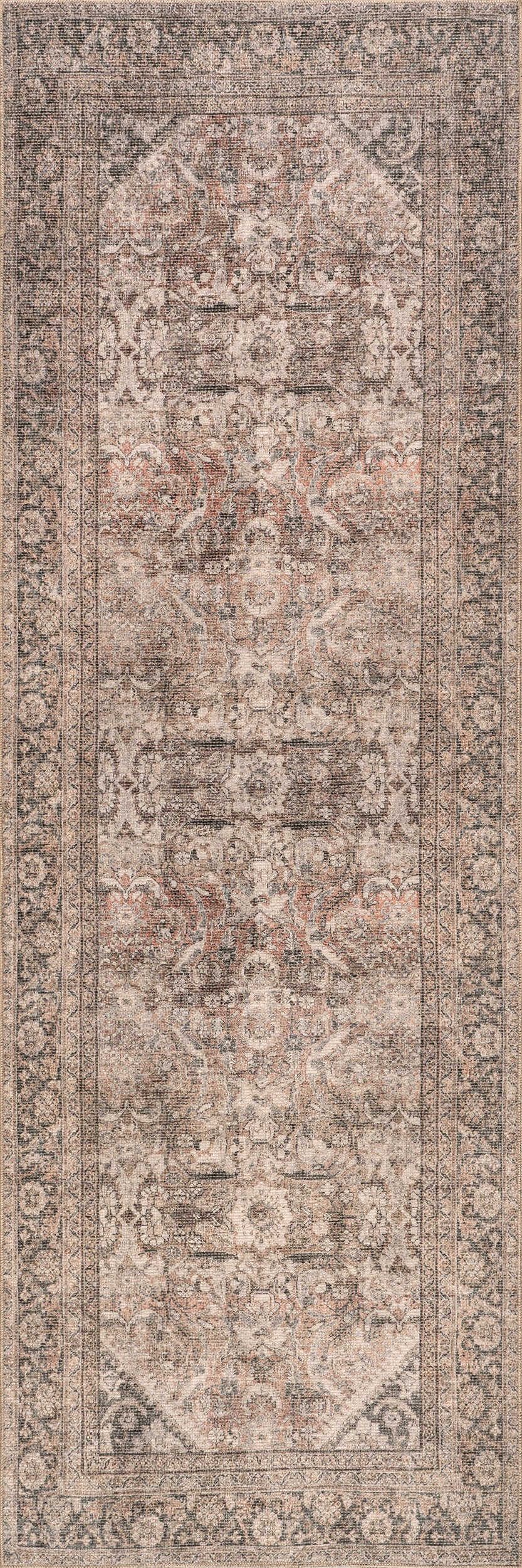 Frenchtown Antiqued Jute-Blend Rug | Brown