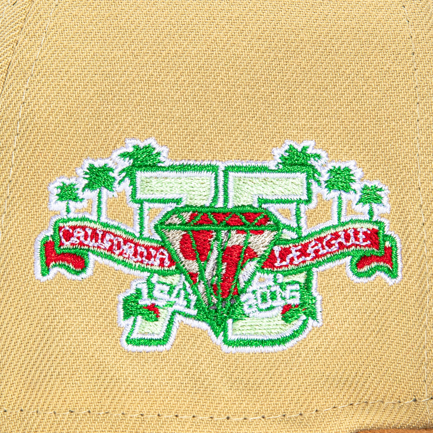 New Era 59Fifty Stockton Ports California League 75th Anniversary Patch Hat - Tan, Khaki