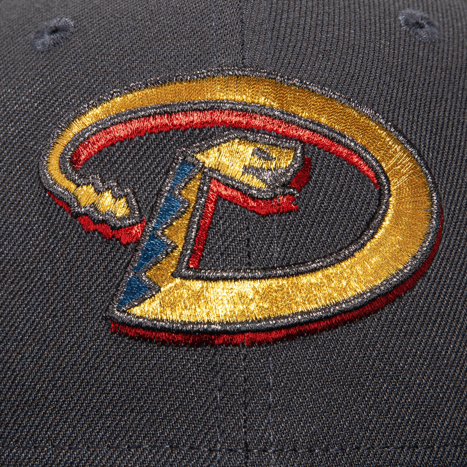 New Era 59Fifty Arizona Diamondbacks 2001 World Series Patch D Hat - Graphite, Navy