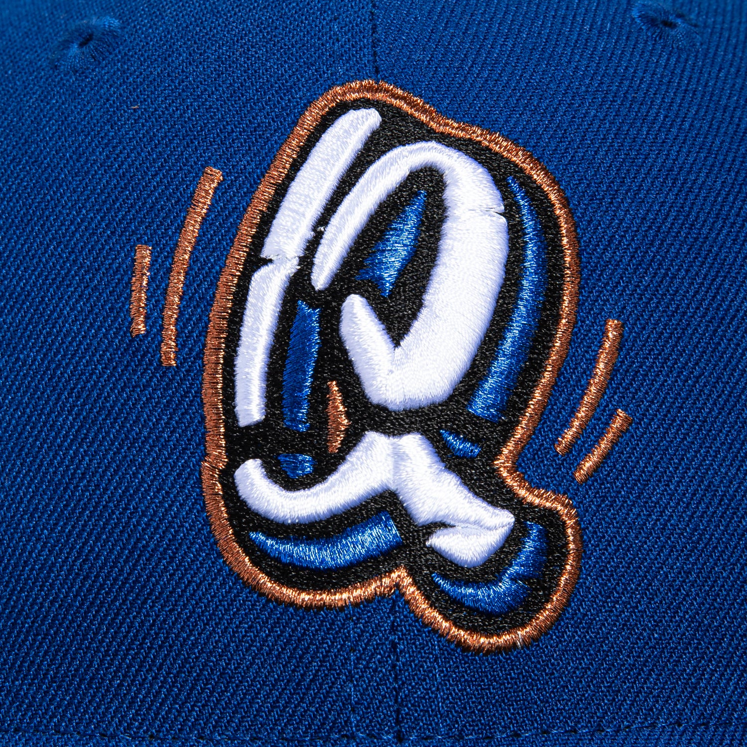 New Era 59Fifty Rancho Cucamonga Quakes 2015 California League Champions Patch Hat - Royal, Black