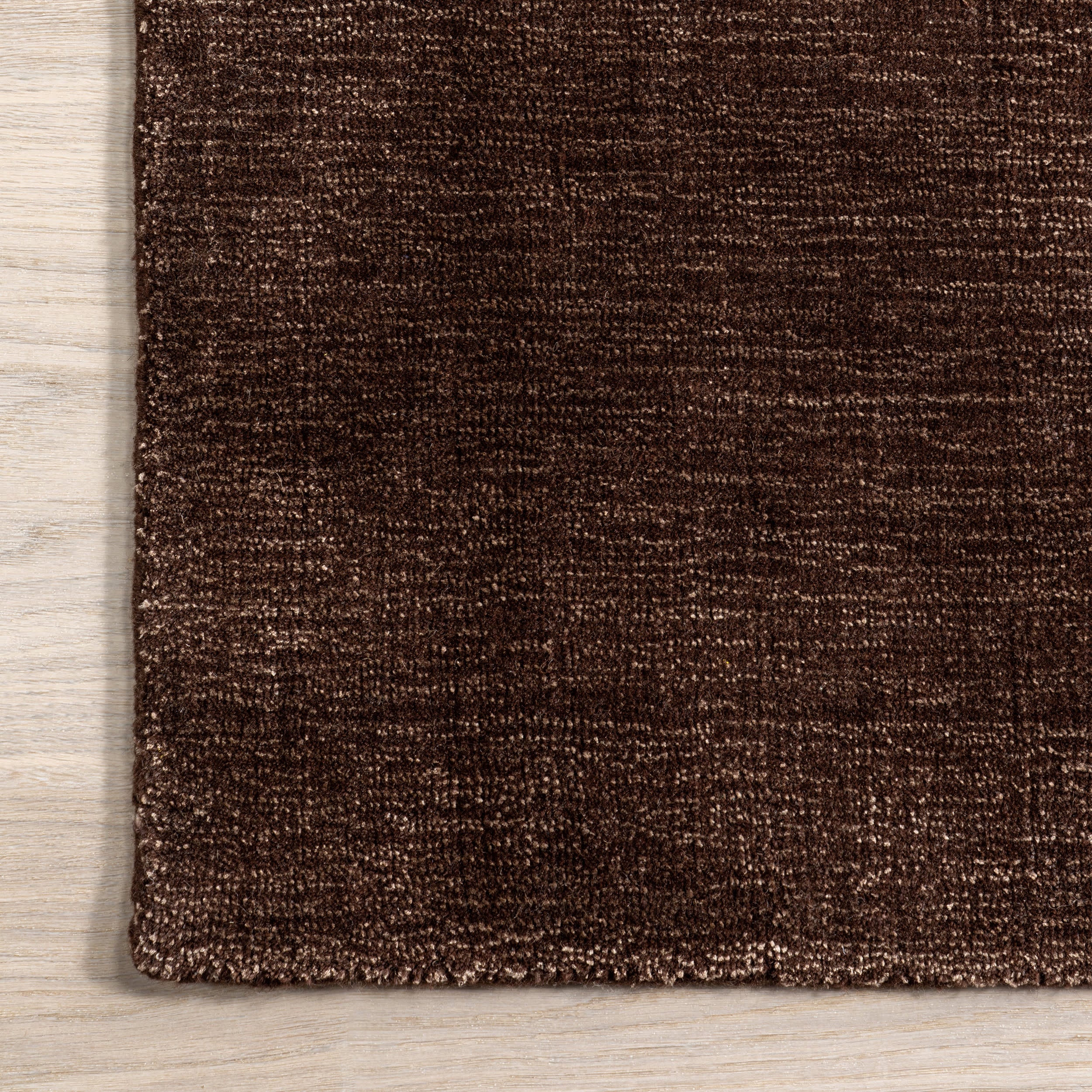 Arrel Speckled Wool-Blend Rug | Truffle Brown