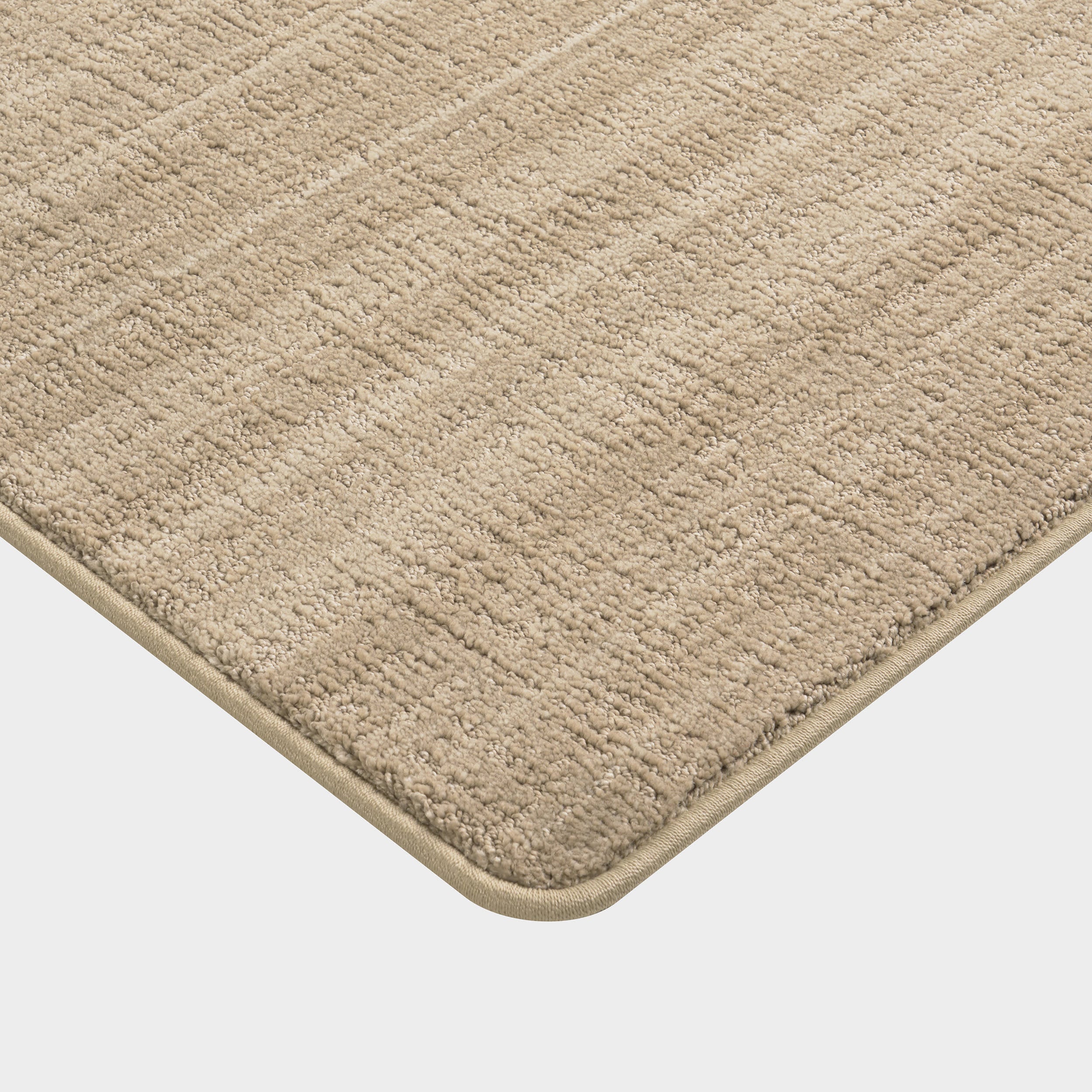 Mockingbird Textured Custom Sample Rug | Light Brown