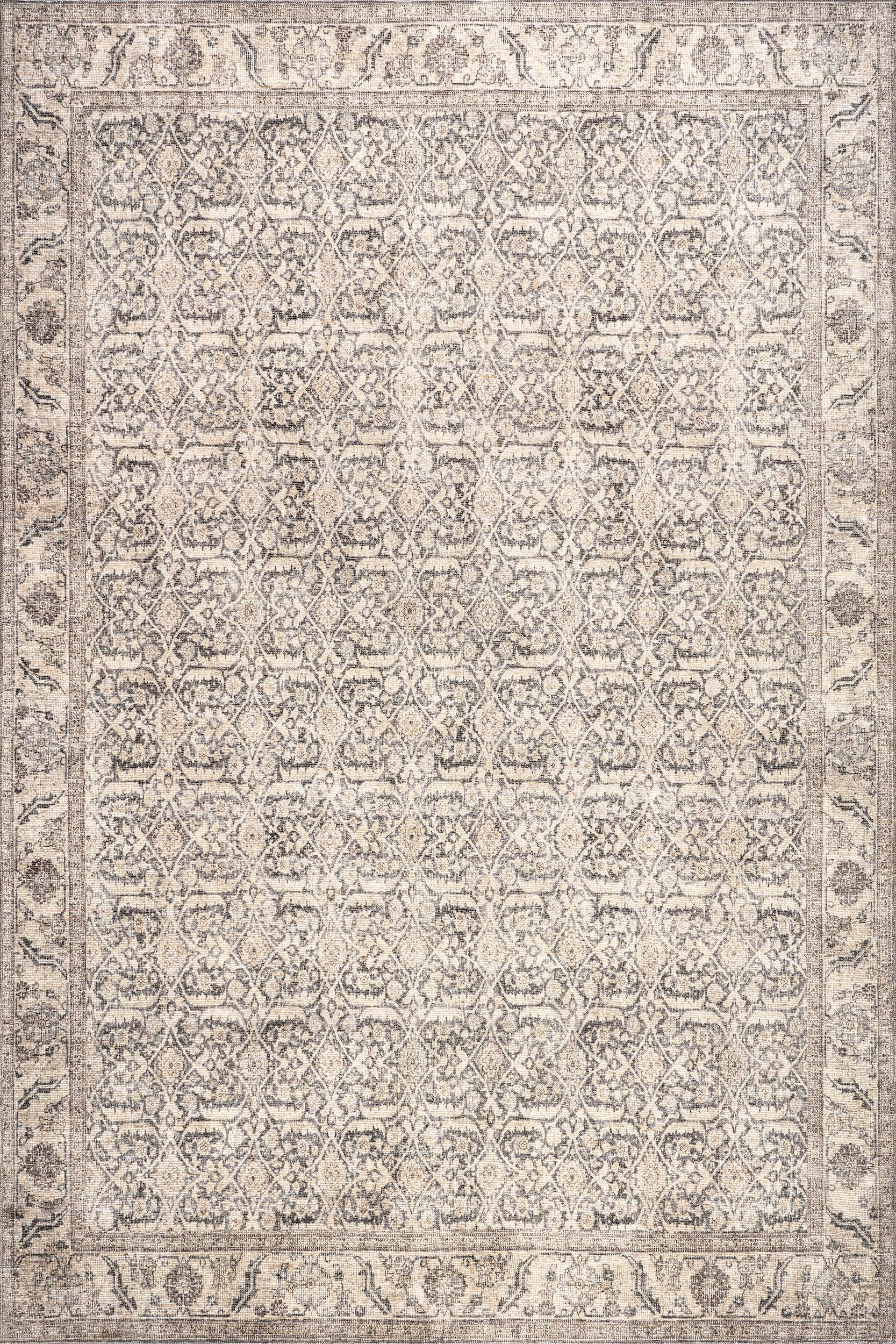 Chatham Antiqued Jute-Blend Rug | Grey