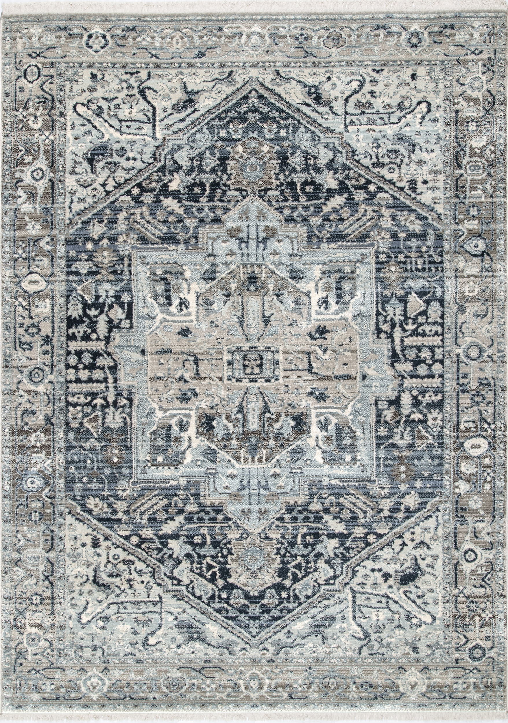 Arianna Tribal Medallion Rug | Rust