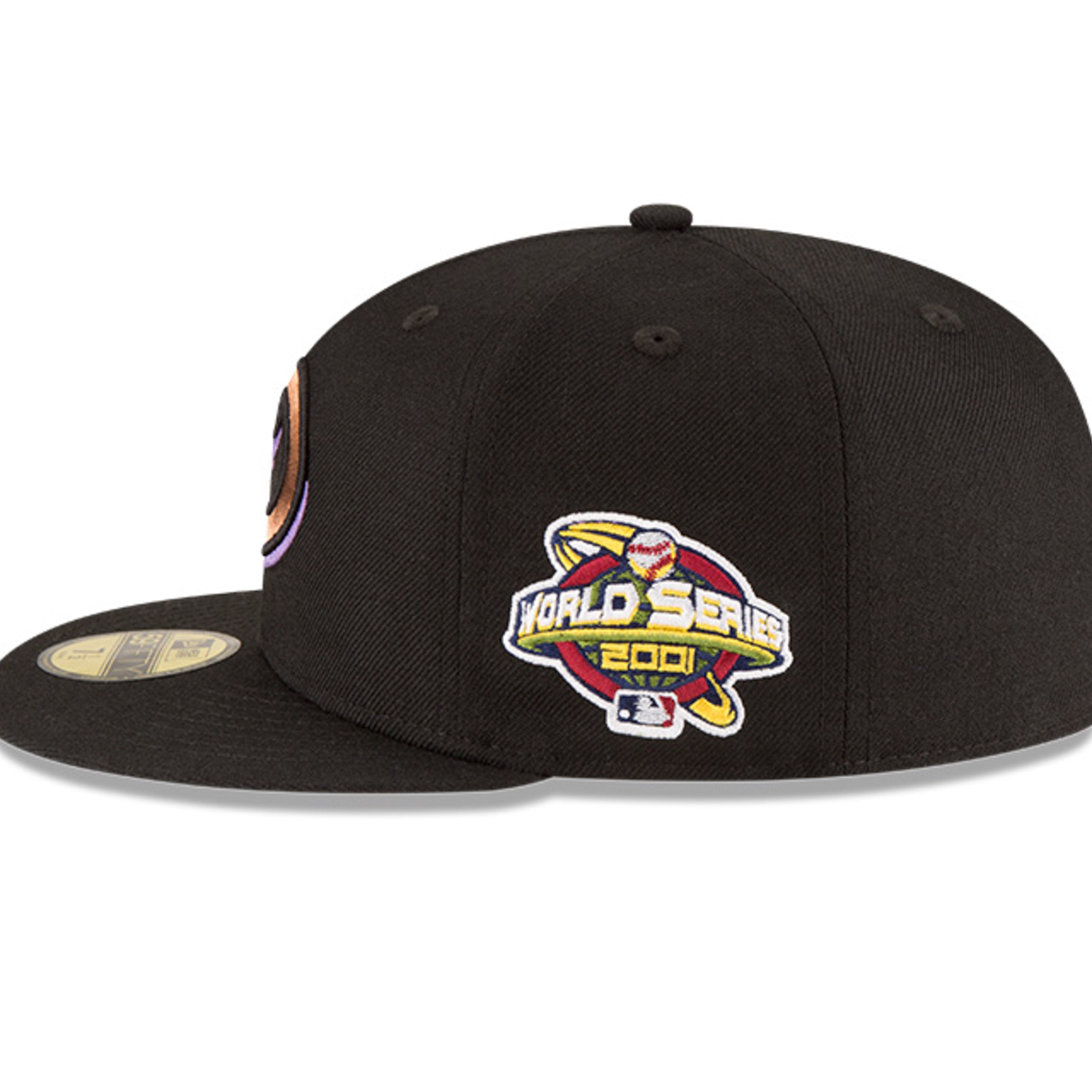 New Era 59FIfty Arizona Diamondbacks 2001 World Series Patch Hat - Black