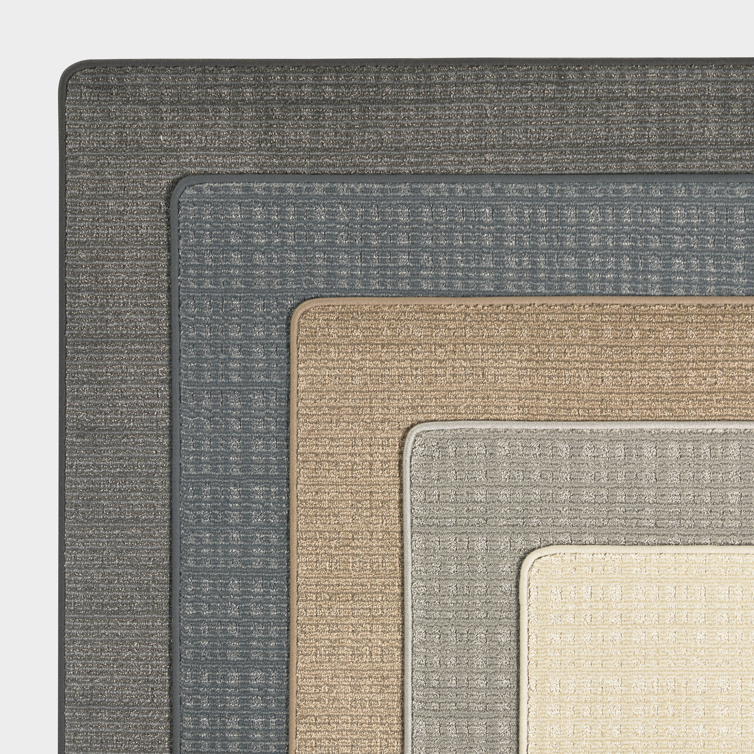 Stilt Micro-Crosshatch Custom Rug | Charcoal