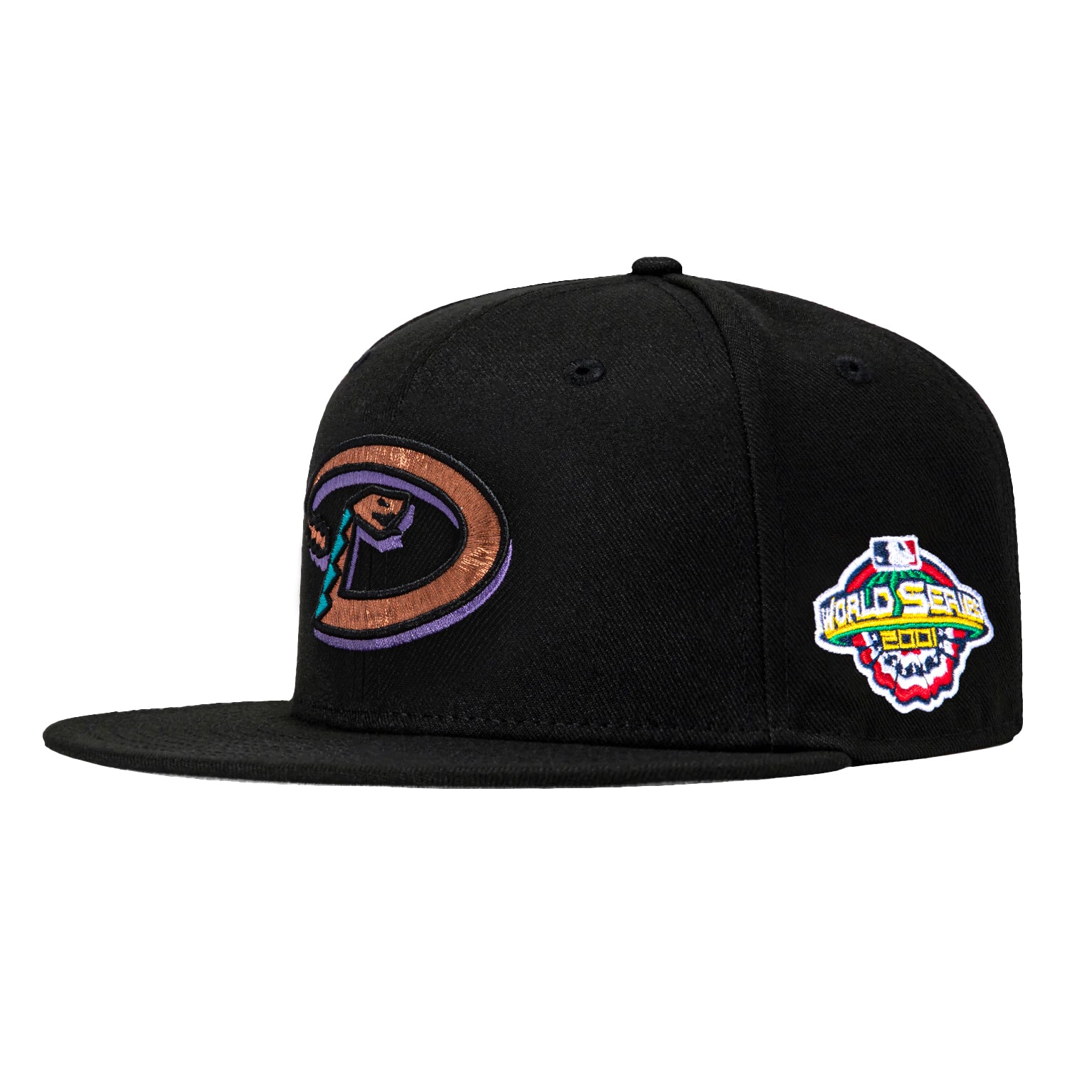 New Era 59Fifty Arizona Diamondbacks 2001 World Series Patch Hat - Black