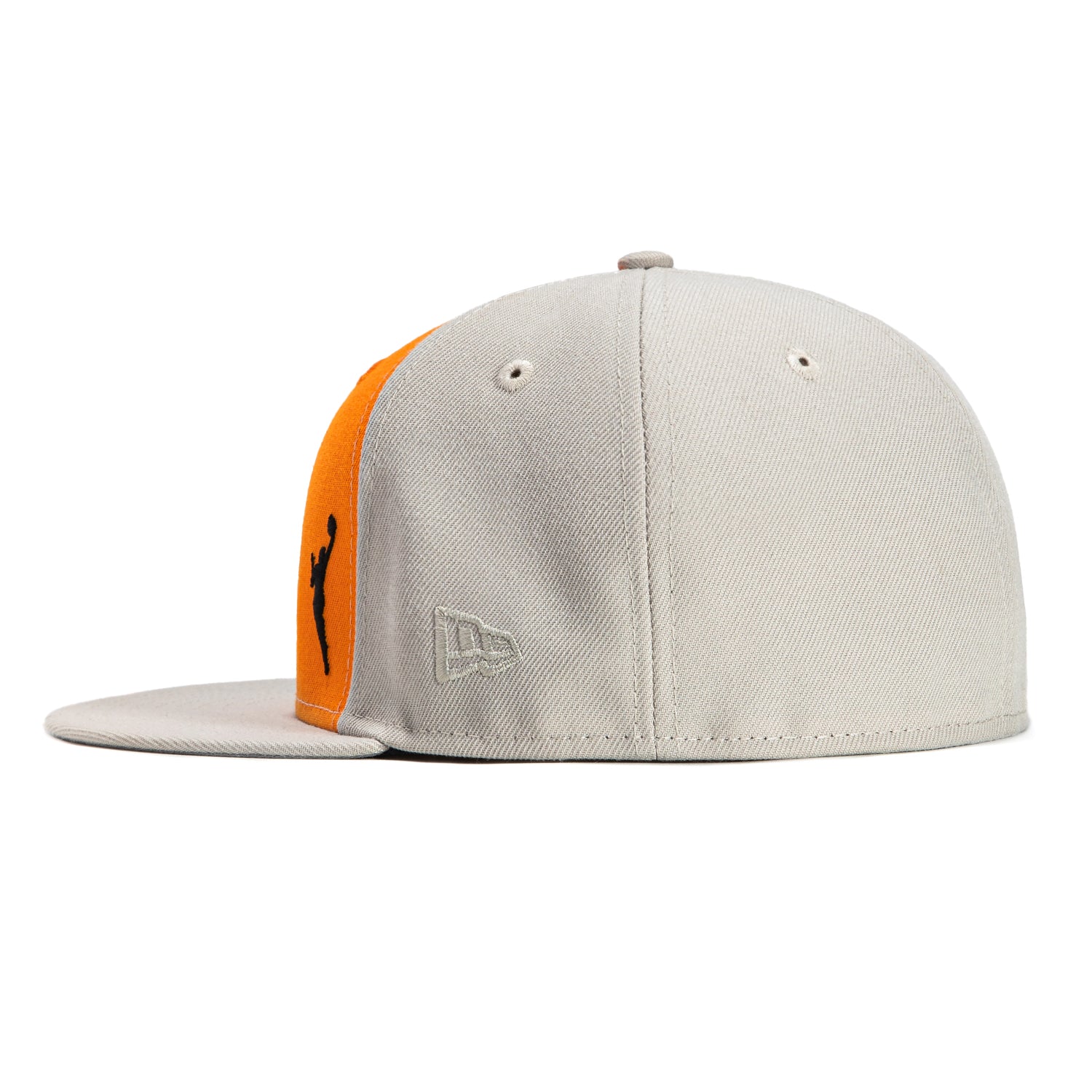 New Era 59Fifty Flawless New York Liberty Logo Patch WNBA Logo Hat - Stone, Light Orange