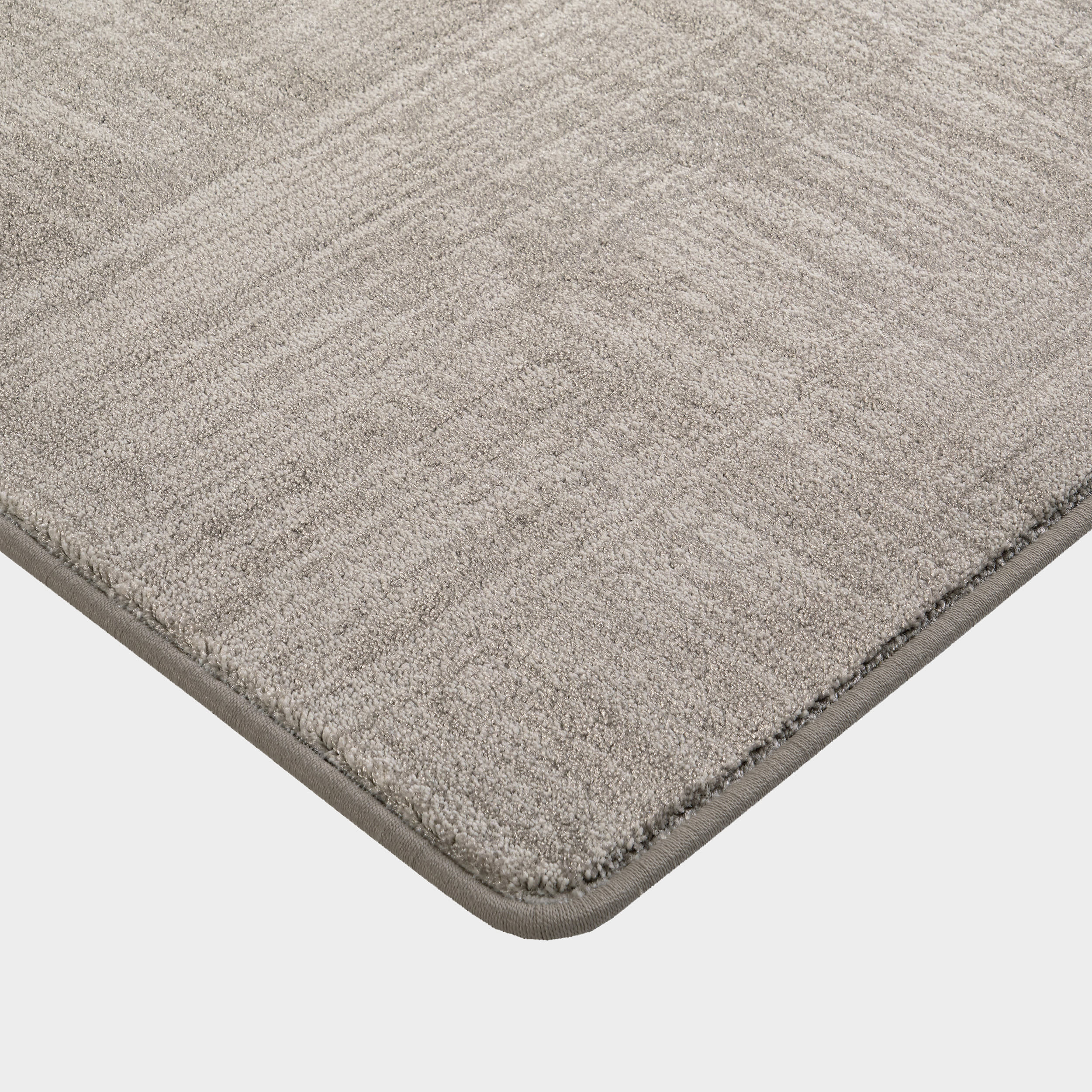 Finch Crosshatch Custom Rug | Grey