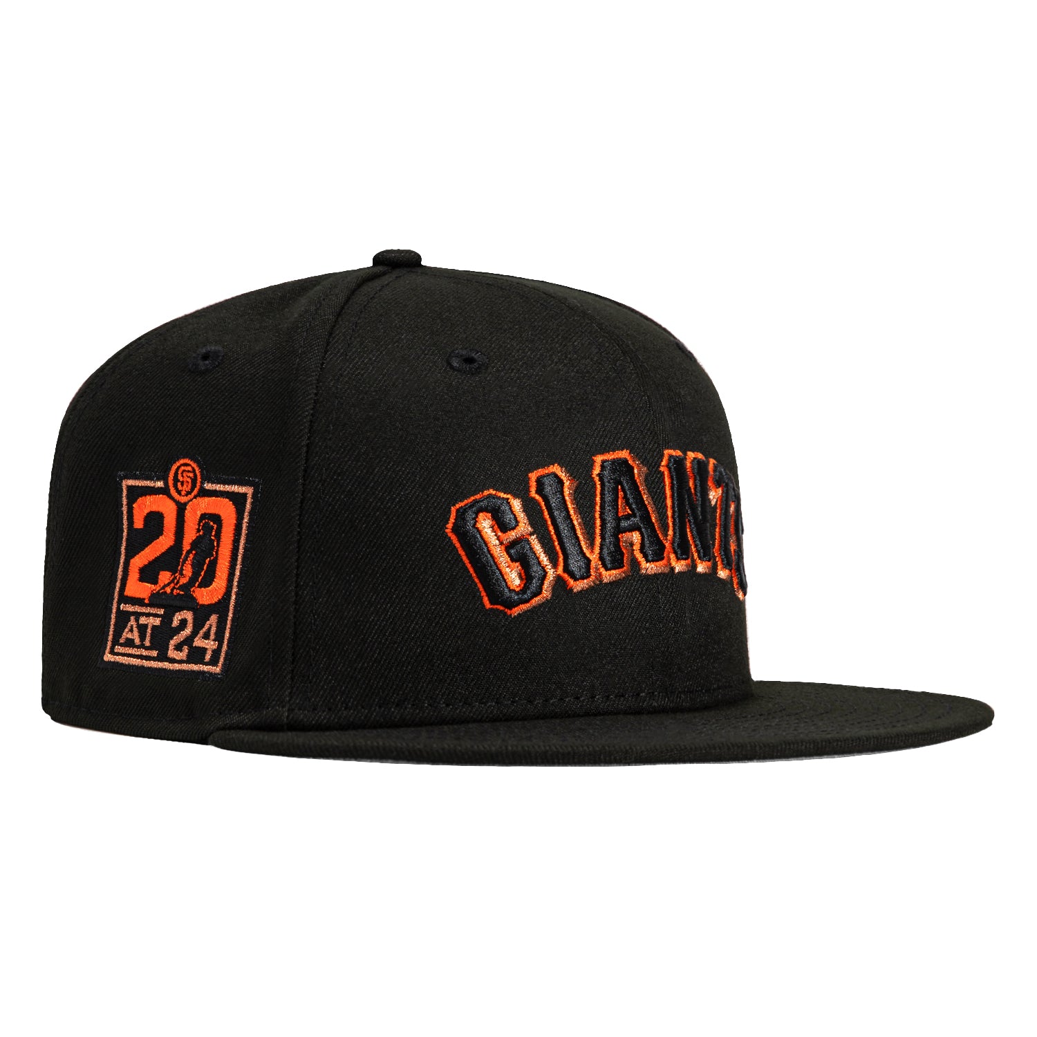 New Era 59Fifty San Francisco Giants 20th Anniversary Stadium Patch Jersey Hat - Black