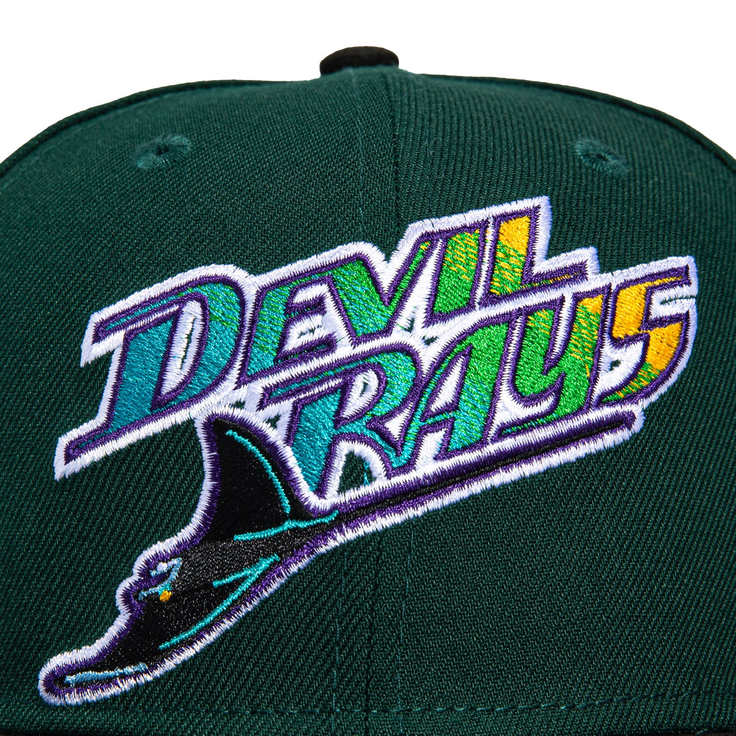 New Era 59Fifty Tampa Bay Rays Inaugural Patch Jersey Hat - Green, Black