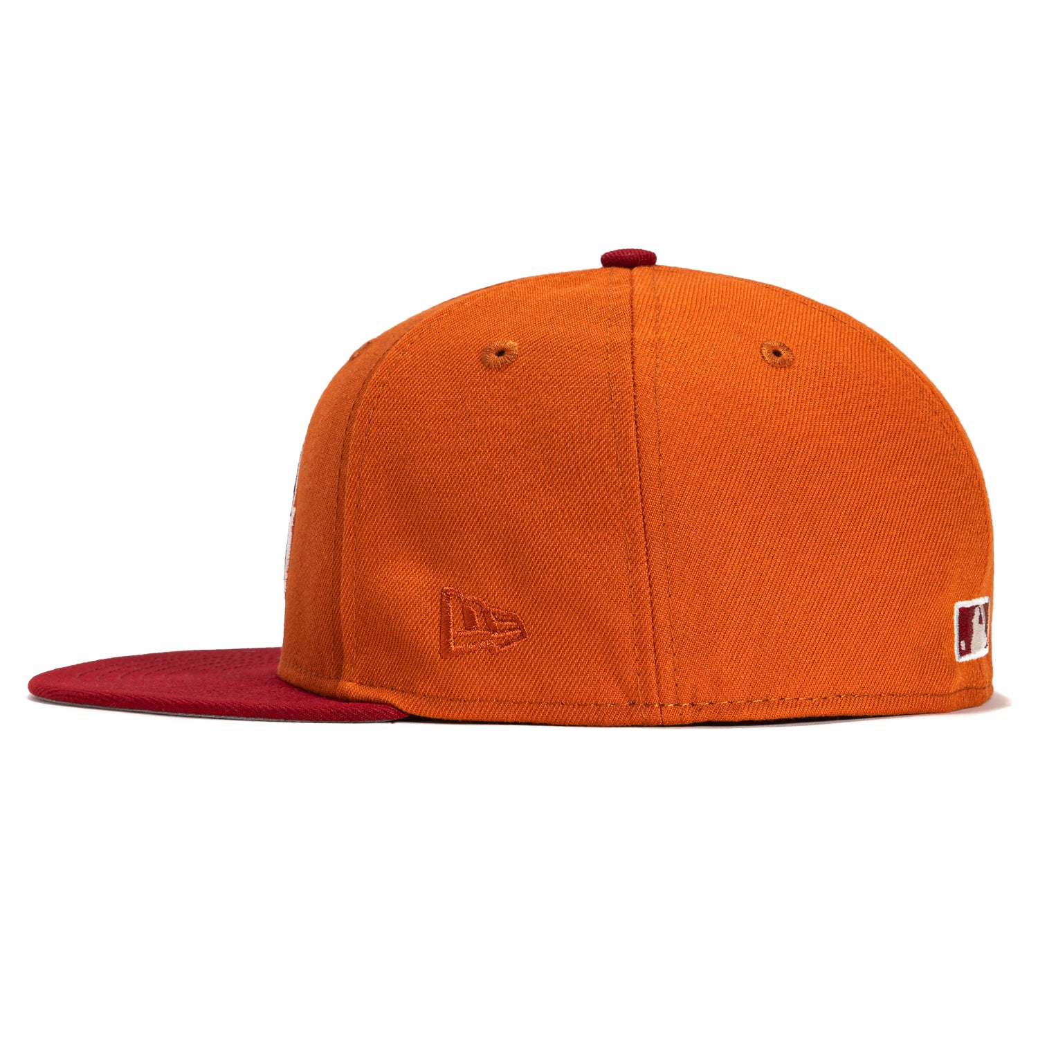 New Era 59Fifty Colorado Rockies 10th Anniversary Patch Alternate Hat - Burnt Orange, Sedona Red, Teal