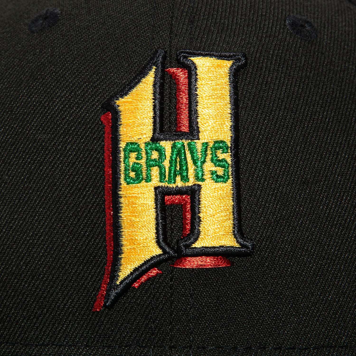 New Era 59Fifty Homestead Grays East West League Patch Hat - Black, Kelly