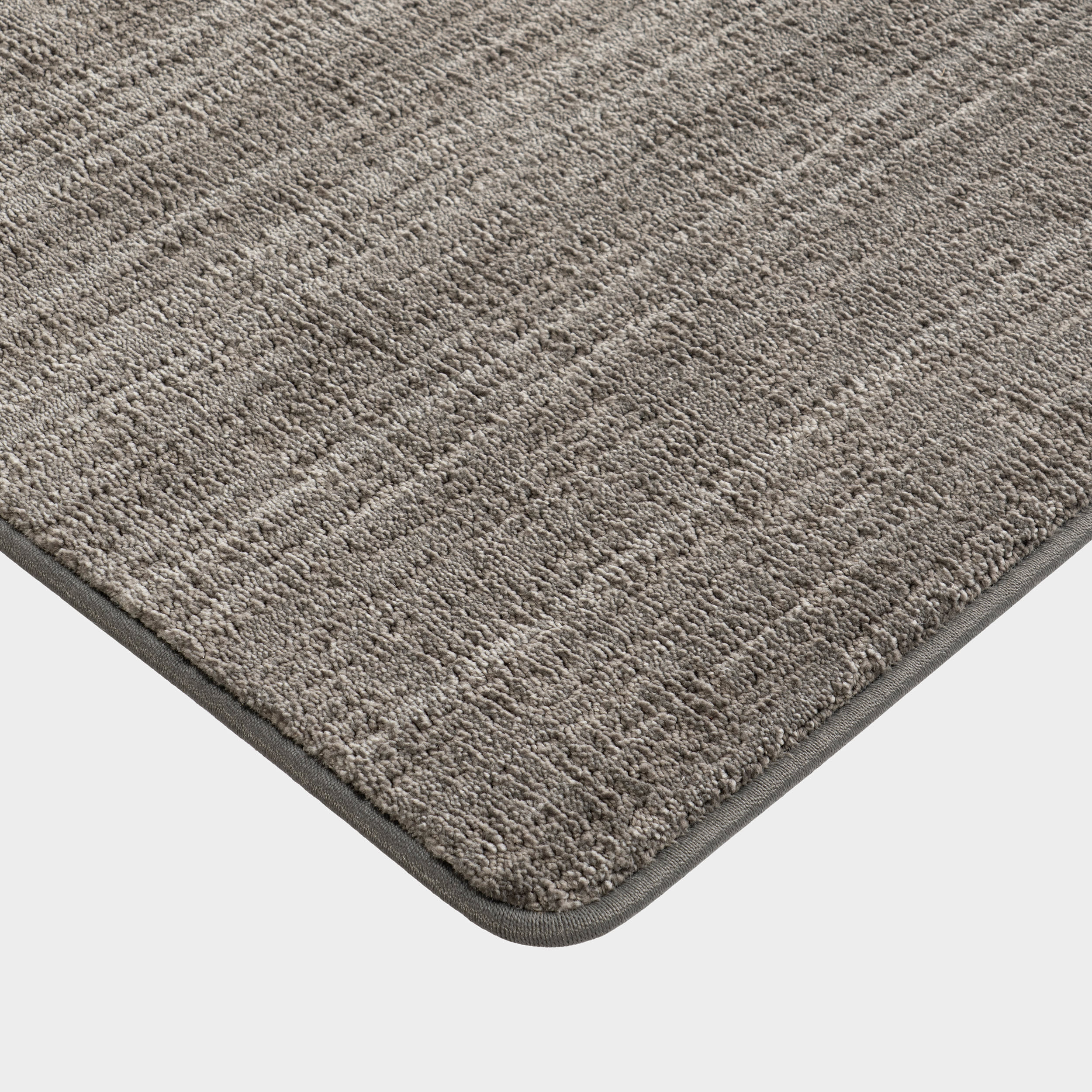 Mockingbird Textured Custom Sample Rug | Dark Brown