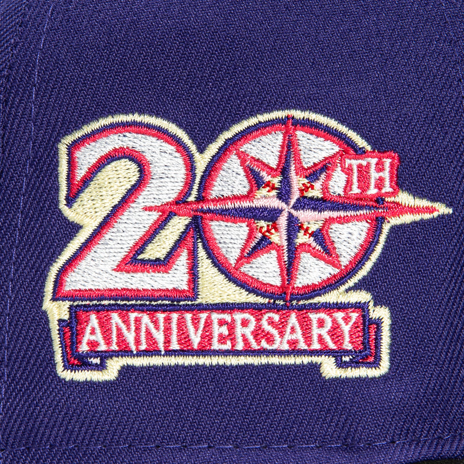 New Era 59Fifty Seattle Mariners 20th Anniversary Patch Jersey Hat - Purple, Black