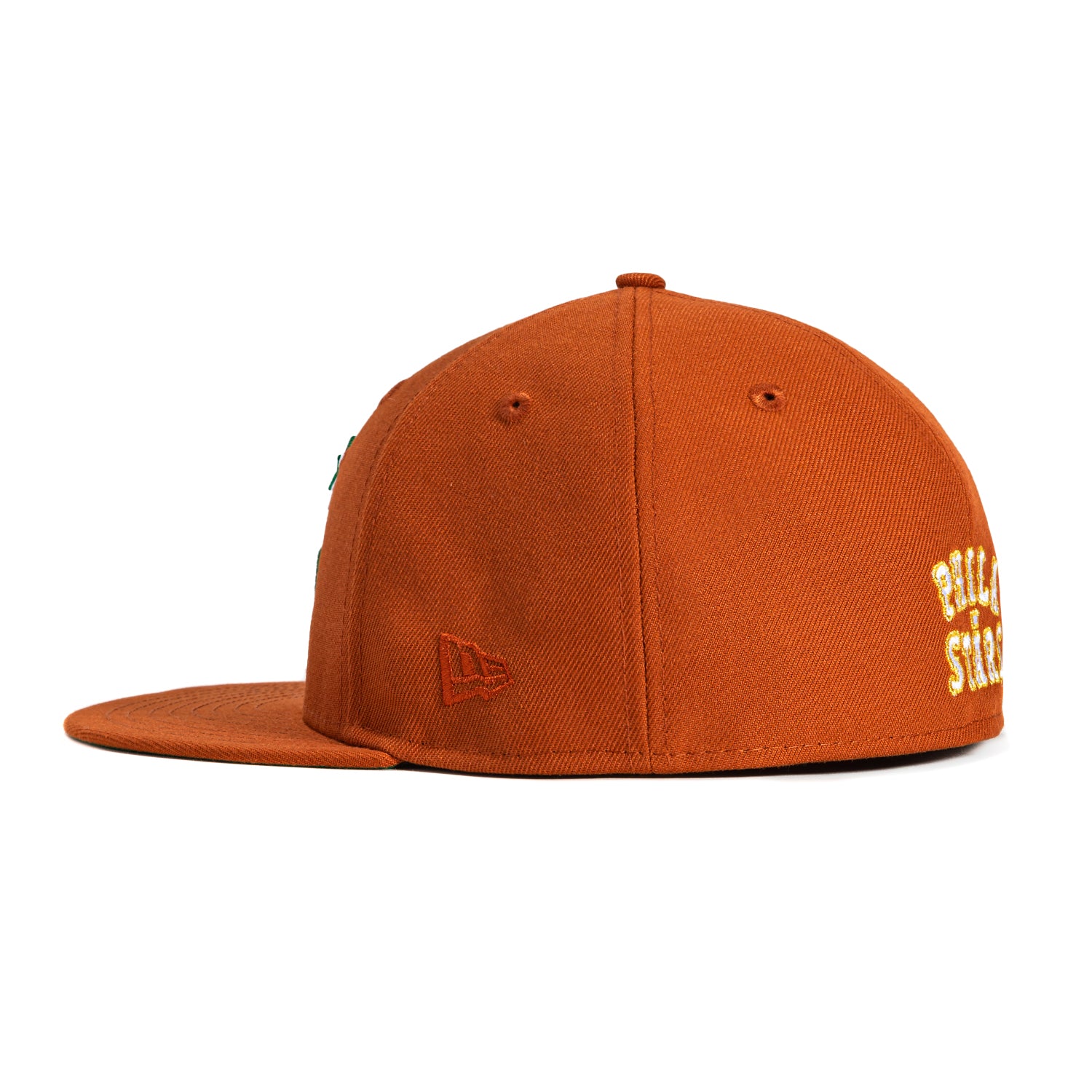 New Era 59Fifty Philadelphia Stars Negro League Patch Hat - Burnt Orange