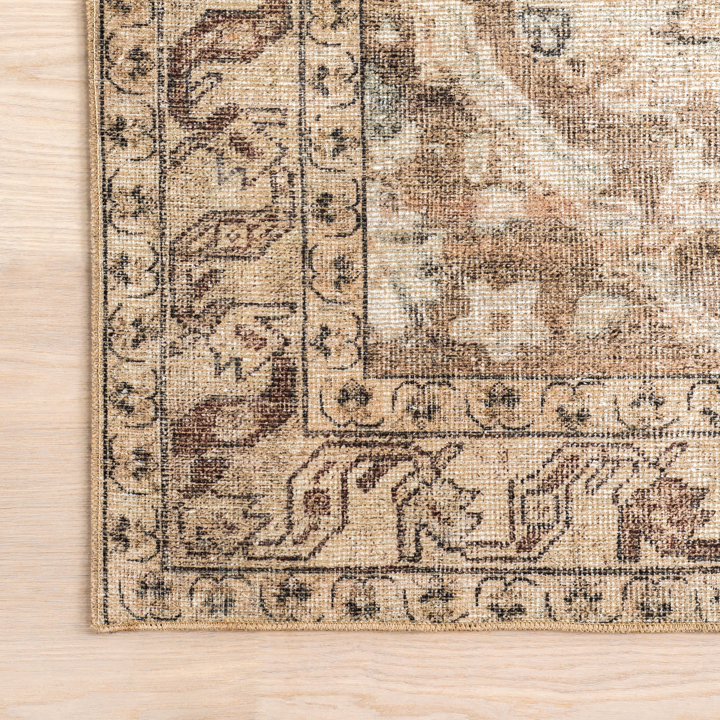 Bay Head Antiqued Jute-Blend Rug | Beige