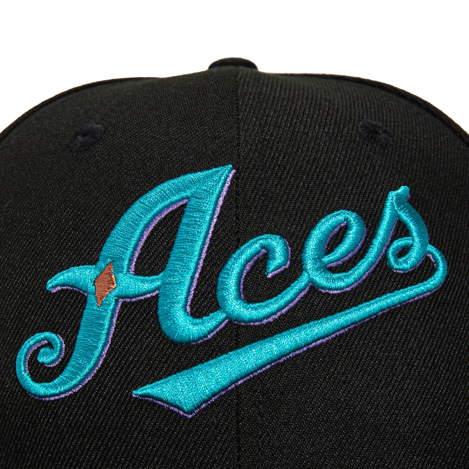 New Era 59Fifty Reno Aces 25th Anniversary Patch Hat - Black, Teal, Purple