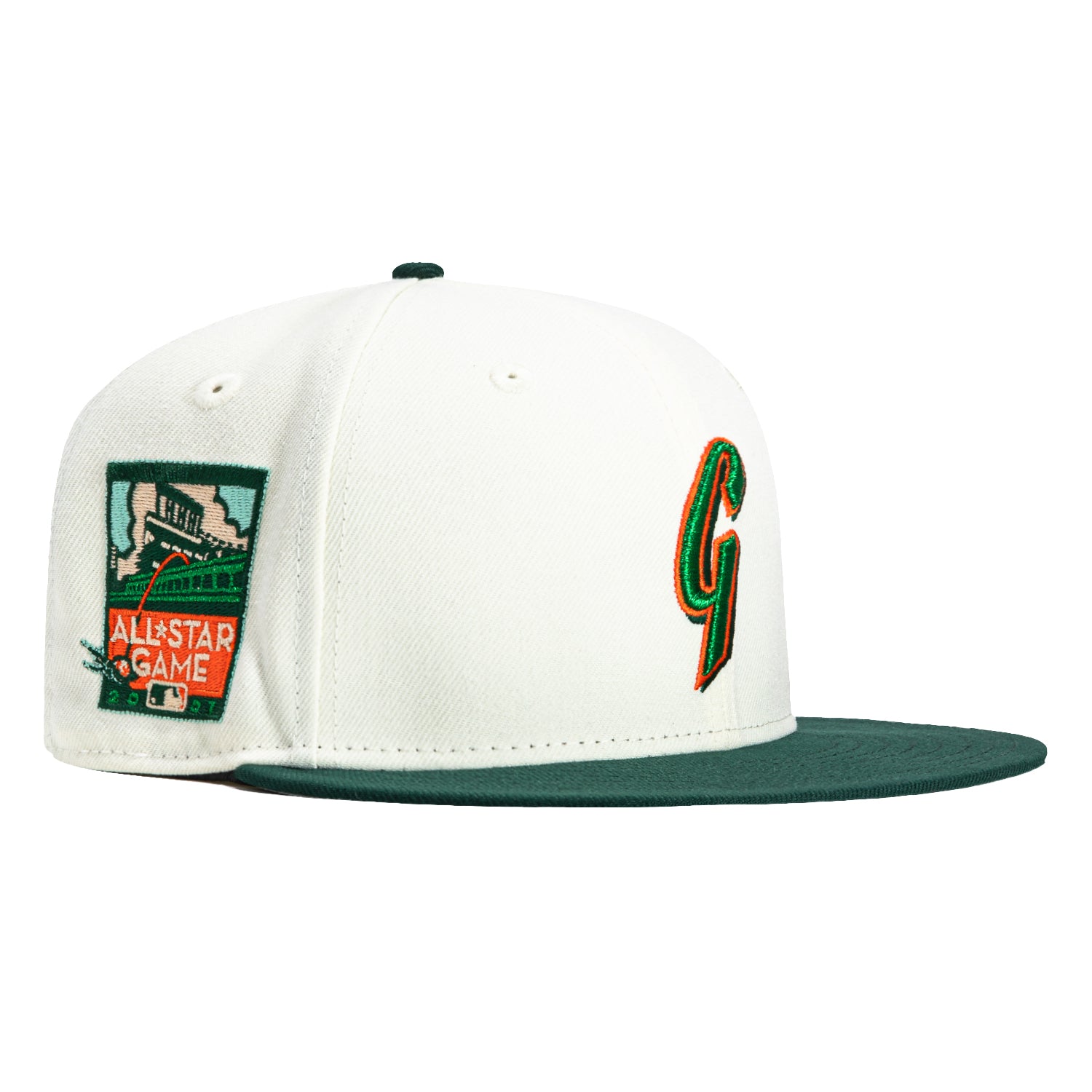 New Era 59Fifty San Francisco Giants 2007 All Star Game Patch G Hat - White, Green